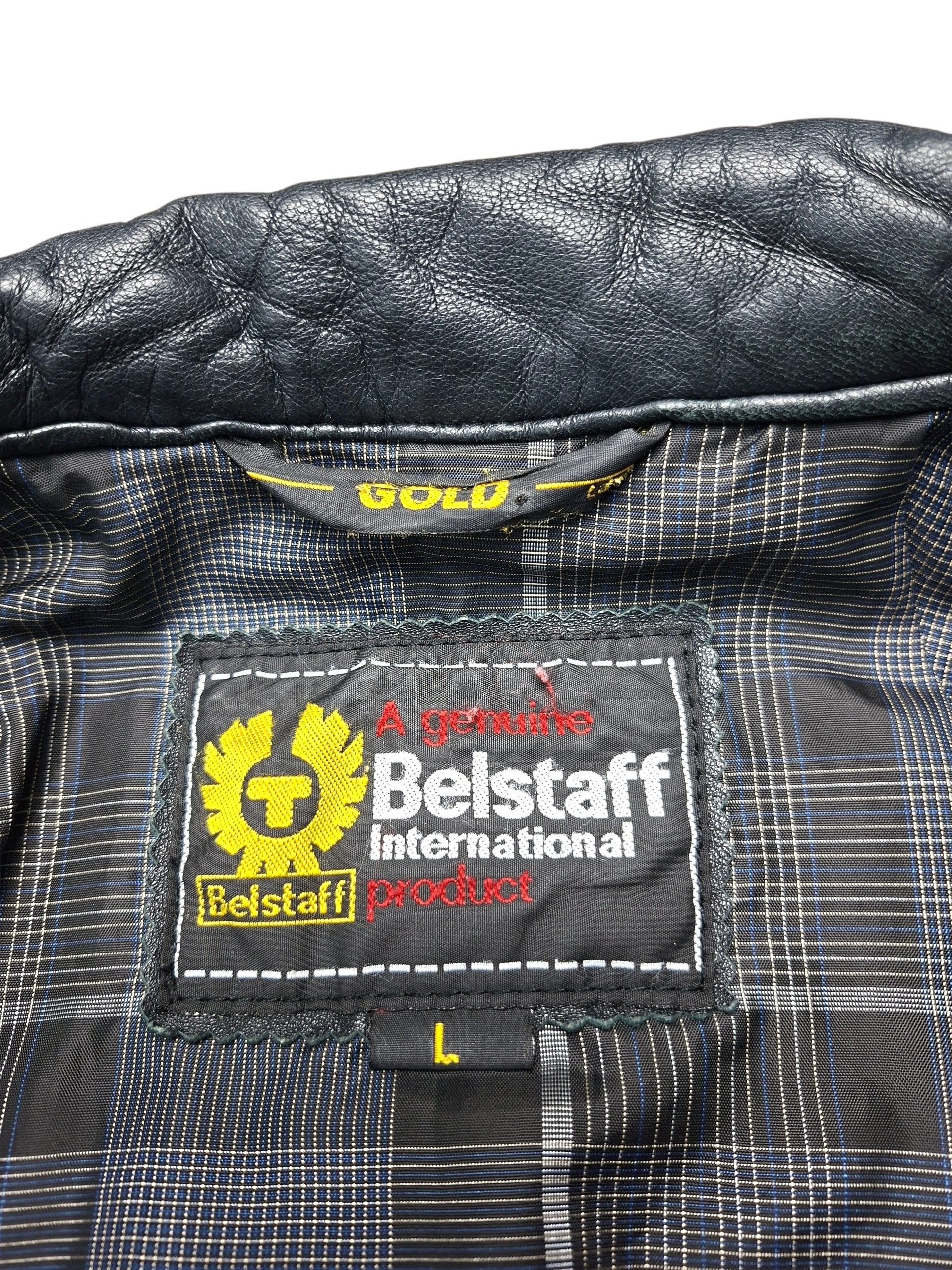 Belstaff Vintage Belstaff Gold Label Nylon Moto Biker Jacket Size L / US 10 / IT 46 - 10 Thumbnail