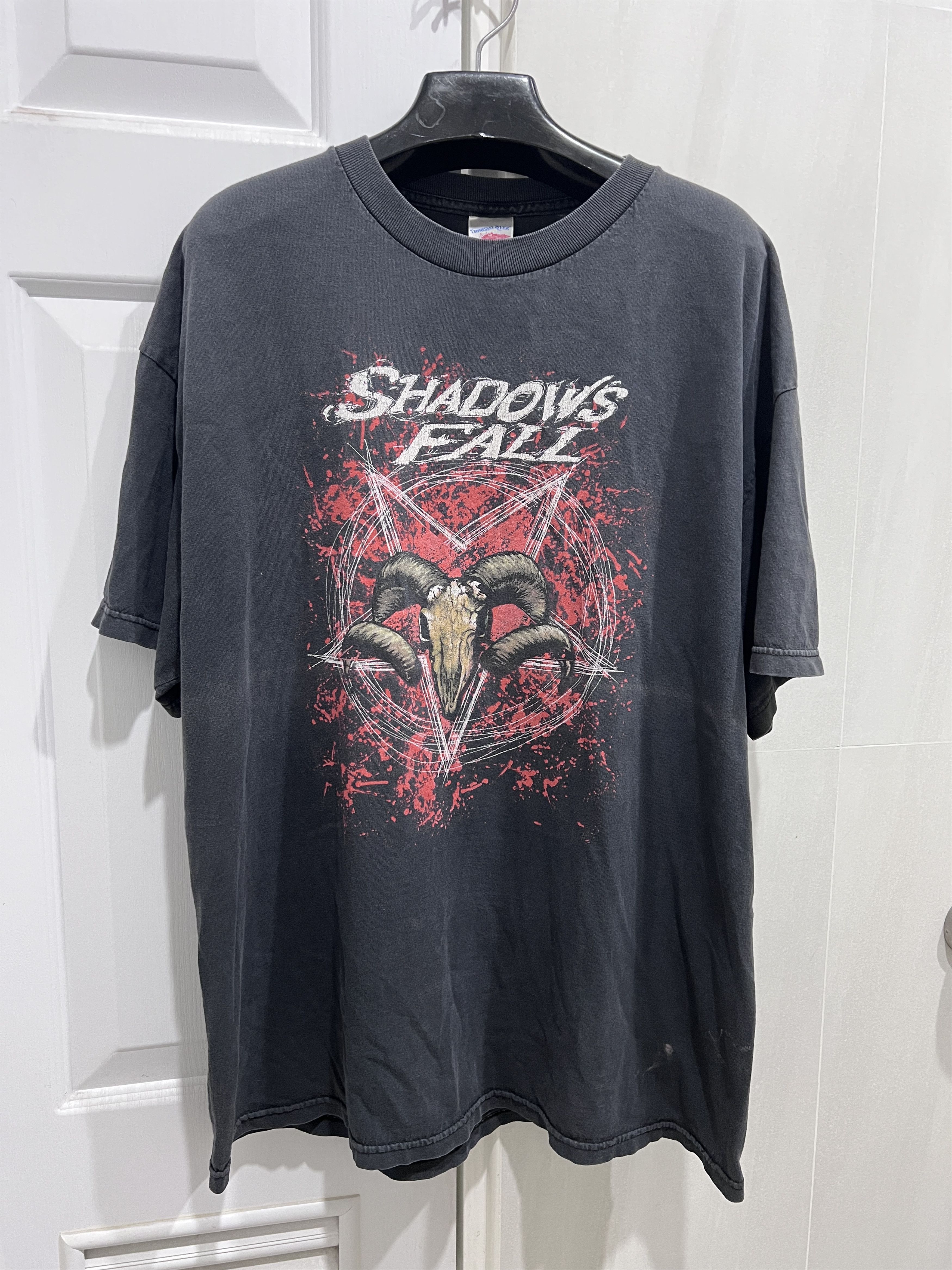Band Tees Vintage Y2K Shadows Fall Metalcore Band Hardcore Tee Faded Size US XL / EU 56 / 4 - 2 Thumbnail