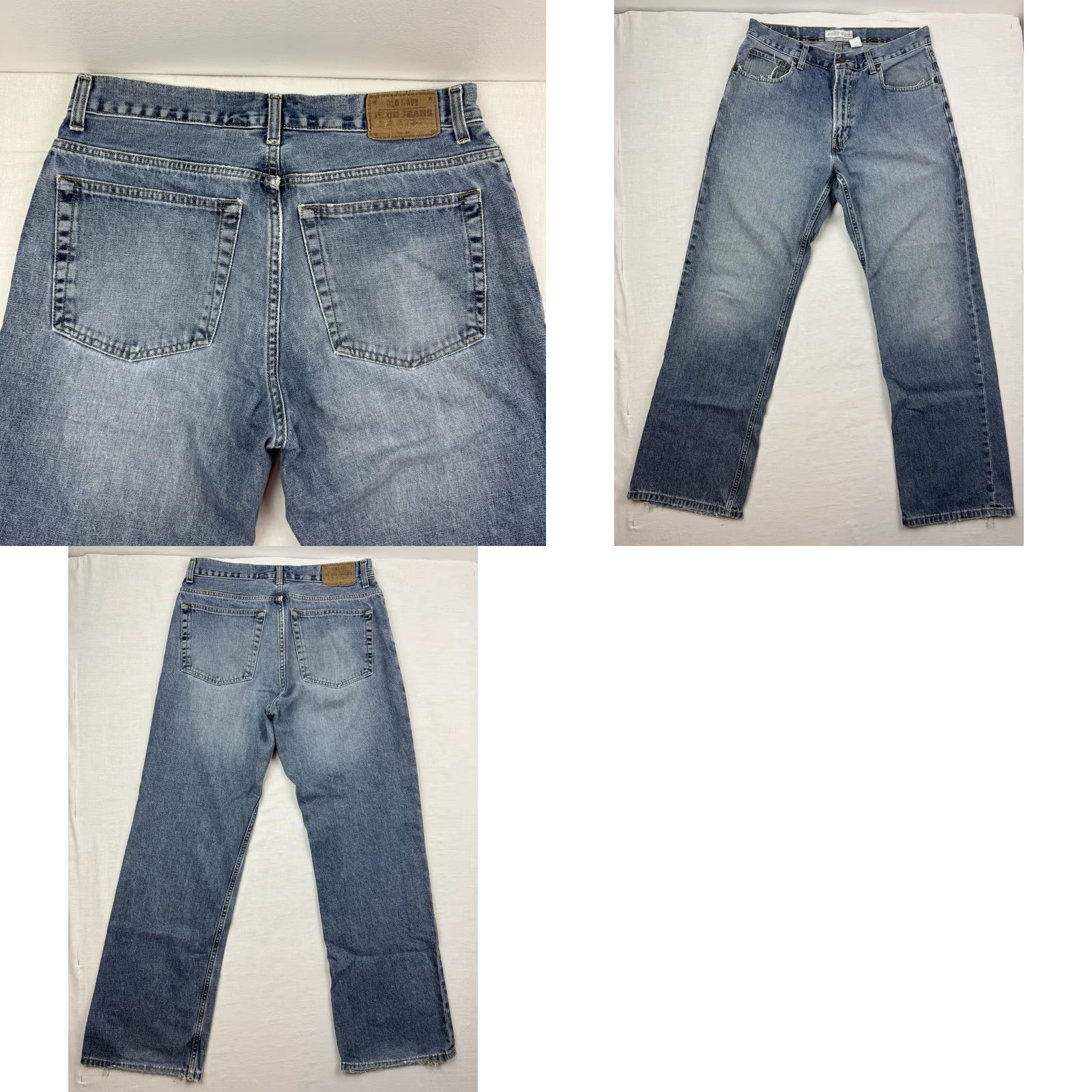 Old Navy VINTAGE Old Navy Jeans Bootcut Men 33 Regular 32 Inseam Blue Punk Y2K Hipster - N/A Size US 33 - 10 Thumbnail