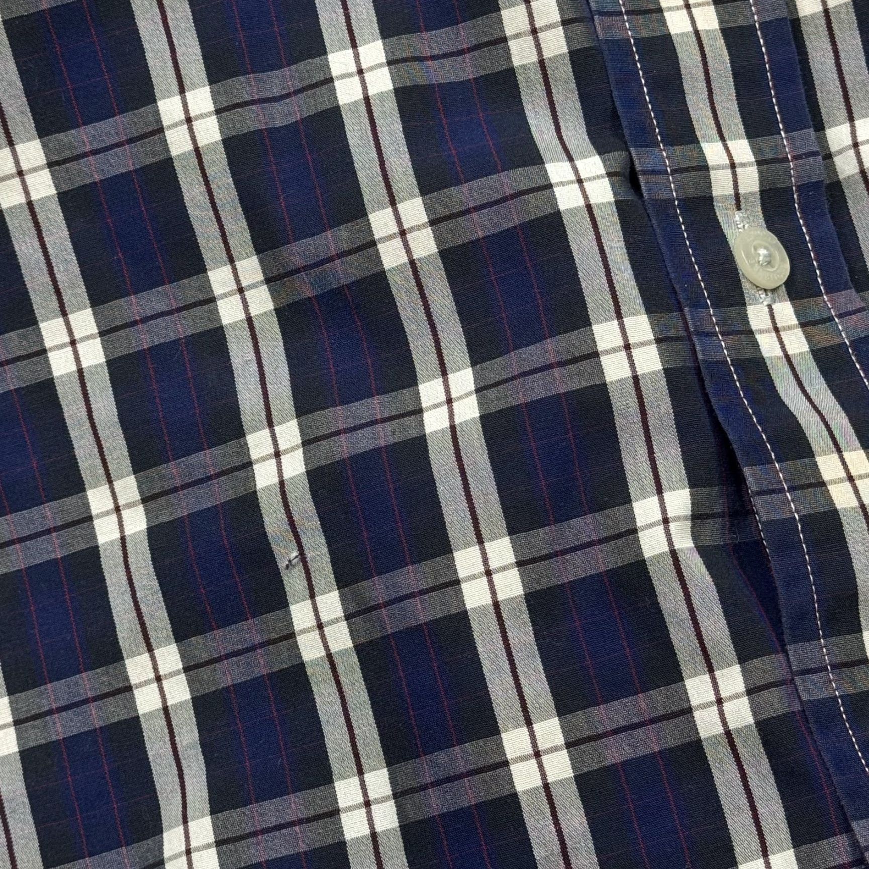 Brooks Brothers BROOKS BROTHERS Button-Up Shirt Men 1XL Blue Plaid Long Sleeve Casual Business Regular Fit Mens Size US XL / EU 56 / 4 - 3 Thumbnail