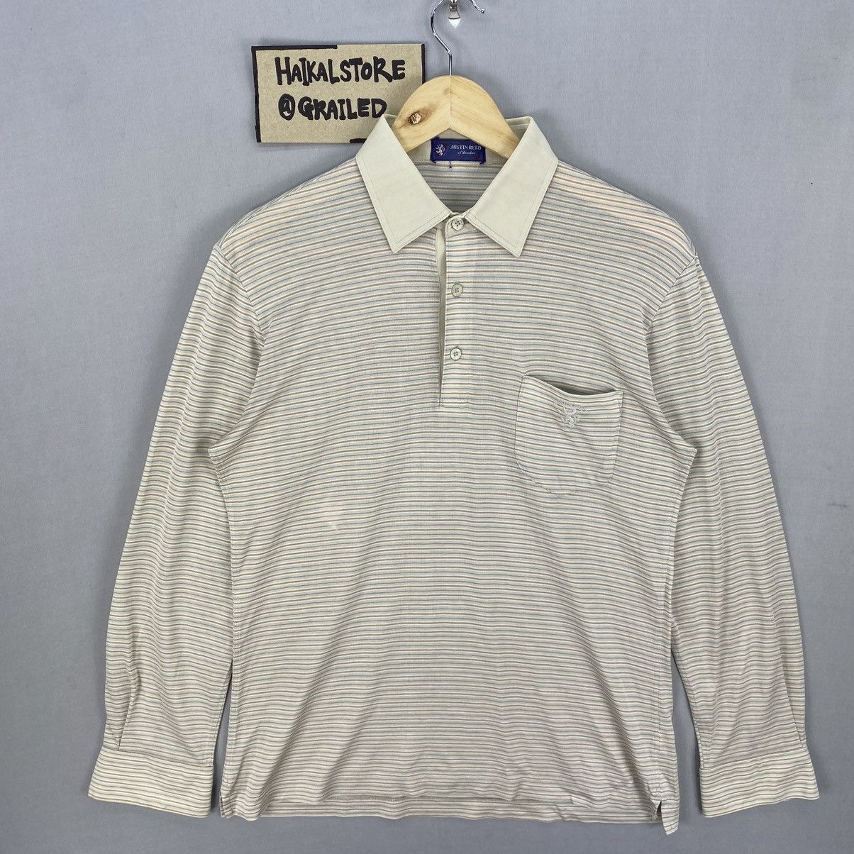 Austin Reed Vintage Austin Reed Polo TShirt Long Sleeve Stripe Casual Size US XS / EU 42 / 0 - 1 Thumbnail