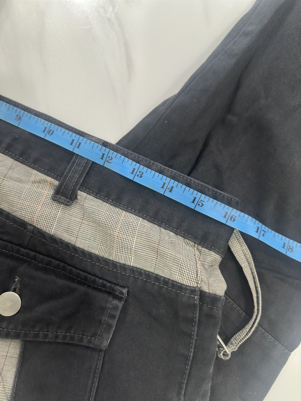 If Six Was Nine × Katharine Hamnett London × Le Grande Bleu (L.G.B.) Katharine Hammett Bondage Pants Flared Cargo Size US 32 / EU 48 - 11 Thumbnail