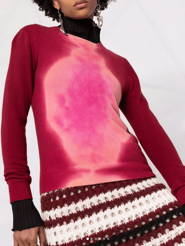 Marni Last drop! Rare Marni tie dye virgin wool sweater Size US S / EU 44-46 / 1 - 2 Thumbnail