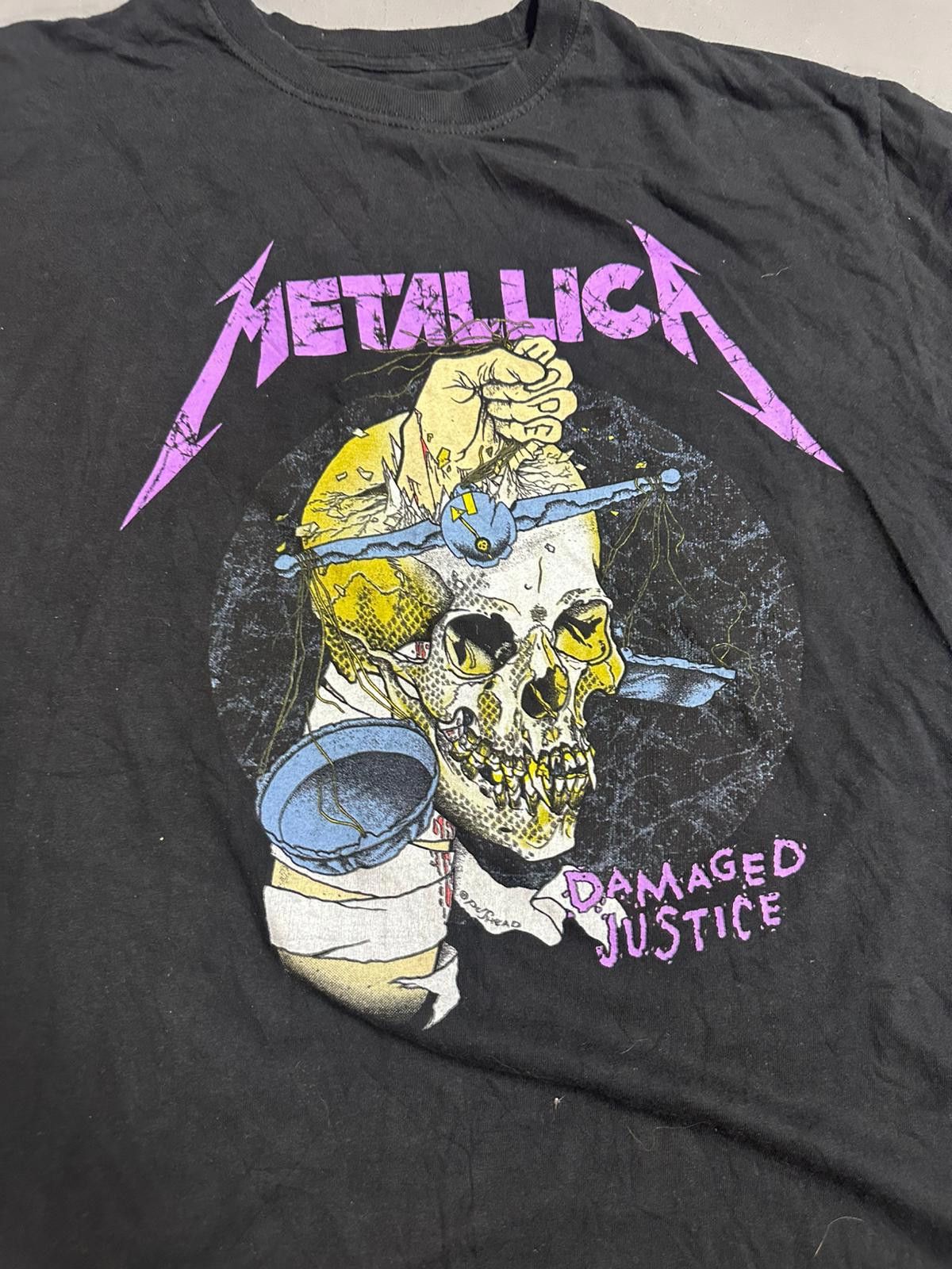 Metallica Metallica Damaged Justice Graphic Tee Size US M / EU 48-50 / 2 - 3 Thumbnail