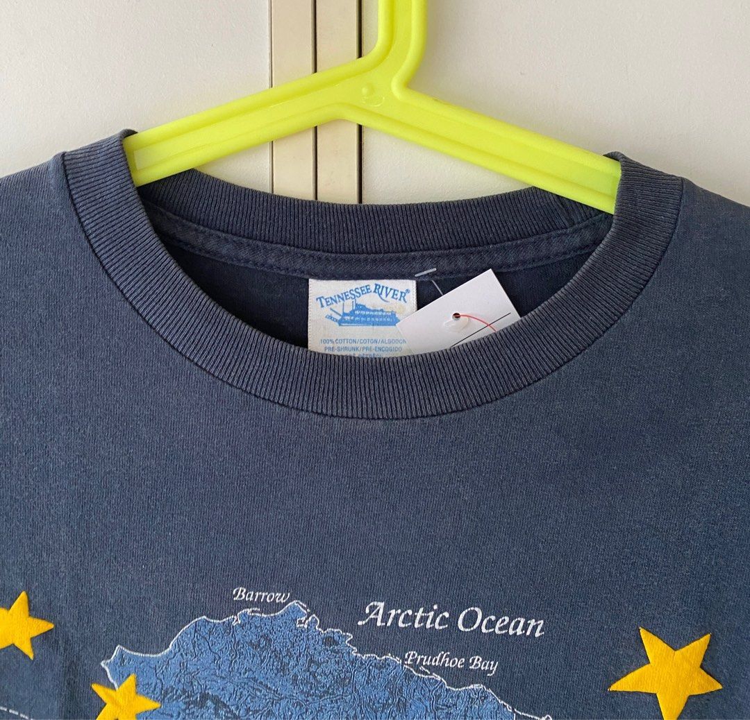 Vintage Y2K ALASKA MAP T SHIRT Size US M / EU 48-50 / 2 - 4 Thumbnail