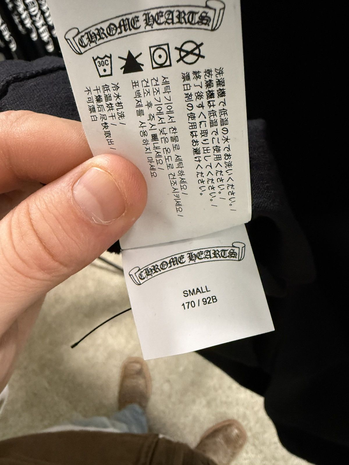 Chrome Hearts Chrome Hearts Black “Y Not” Embroidered Longlseeve Size US S / EU 44-46 / 1 - 7 Thumbnail