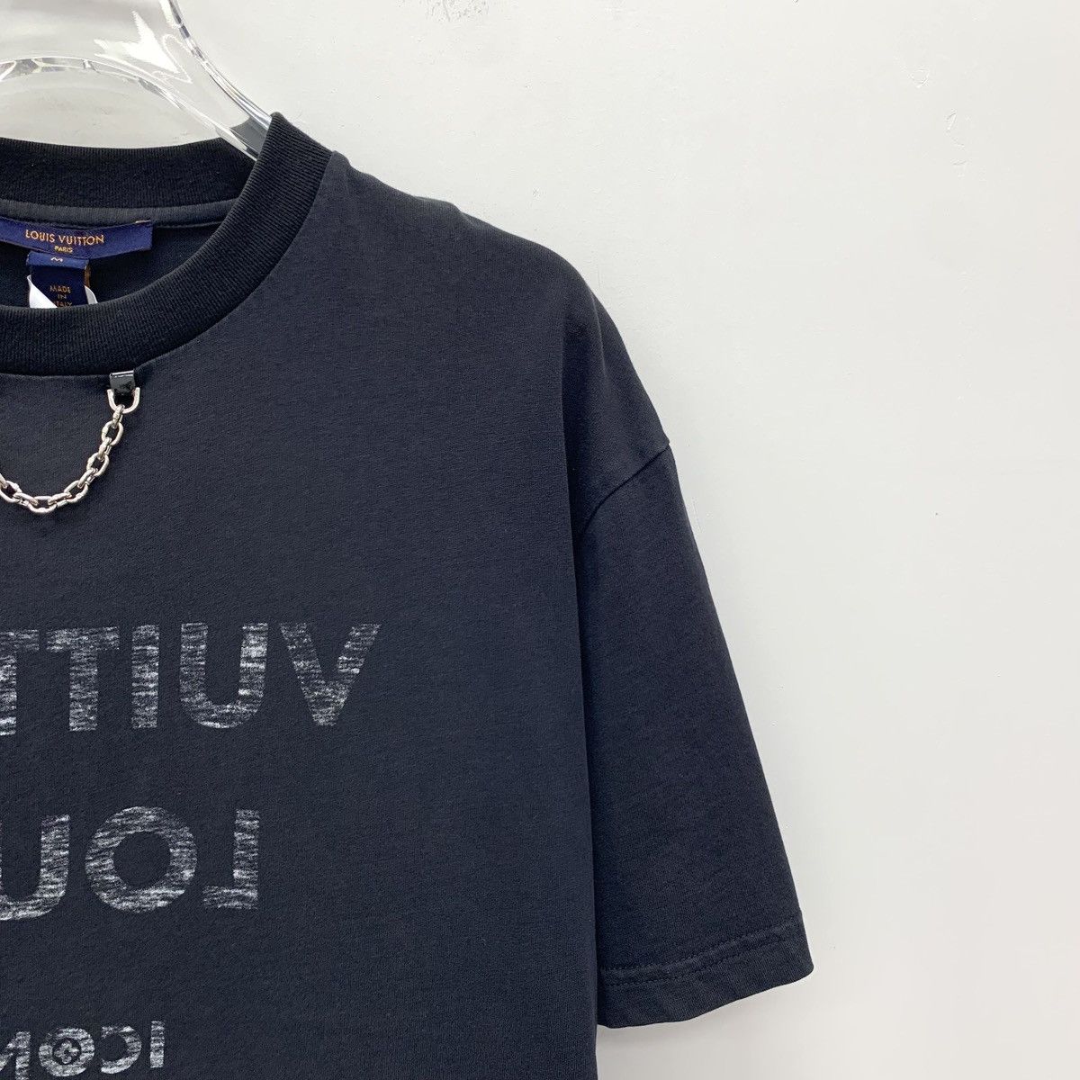 Louis Vuitton Louis Vuitton Letter Print Chain Short Sleeve T-Shirt K26WX Size US M / EU 48-50 / 2 - 3 Thumbnail