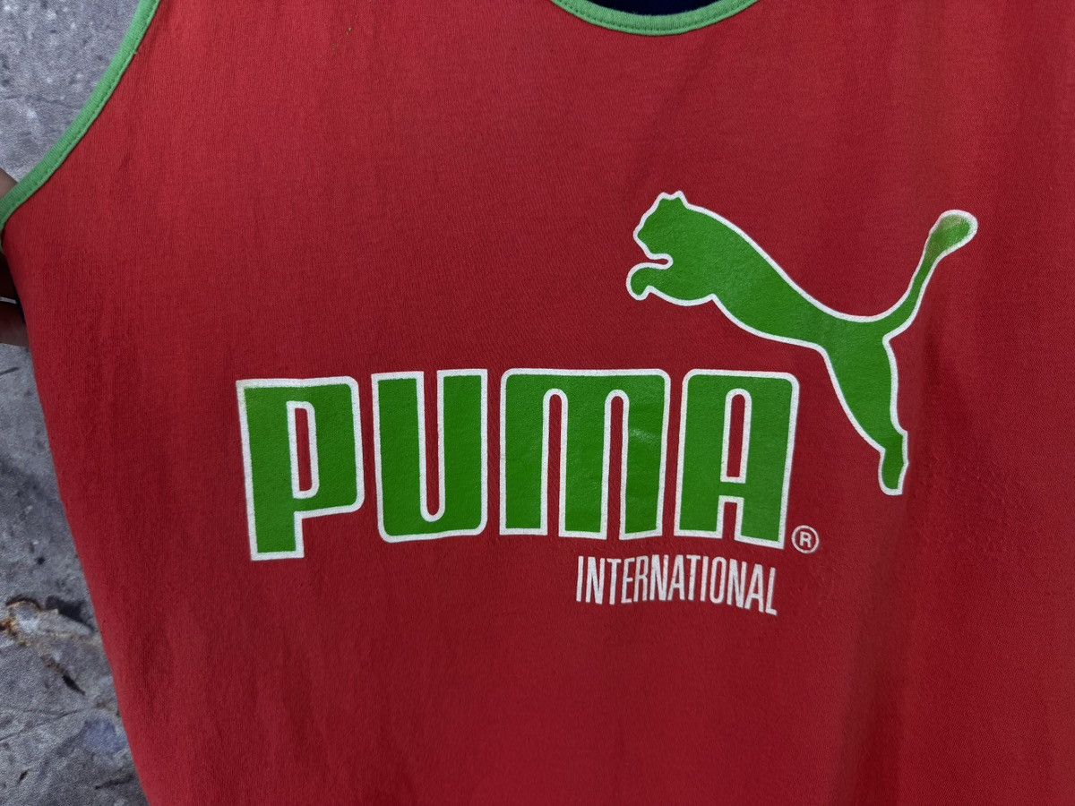 Puma Puma International Vintage Tank Top Purple Neon 90s Y2K Size US S / EU 44-46 / 1 - 5 Thumbnail