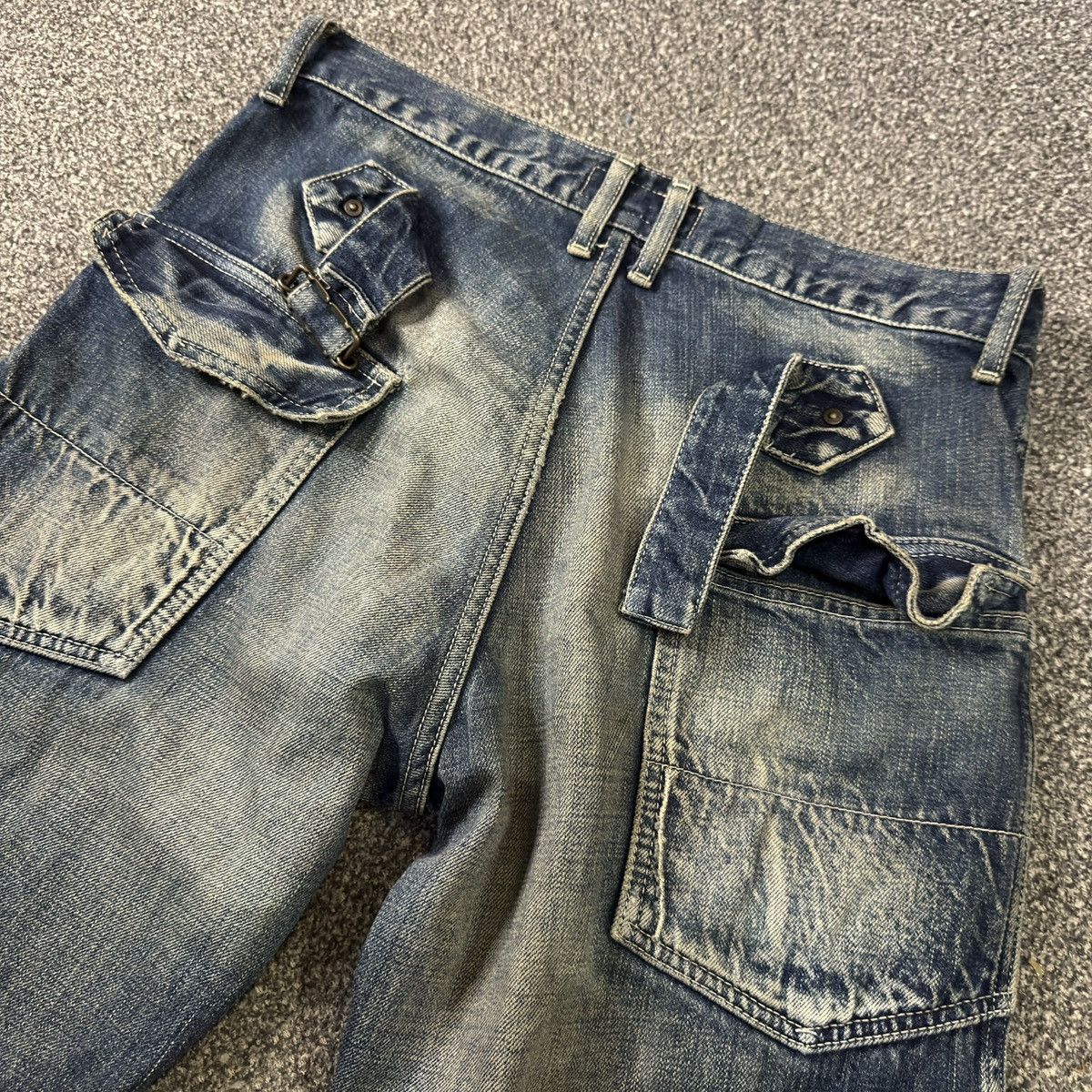 KOJIMA GENES Japanese Heavy Vintage Johnbull Kojima Japan Workwear Denim Size US 31 - 8 Thumbnail