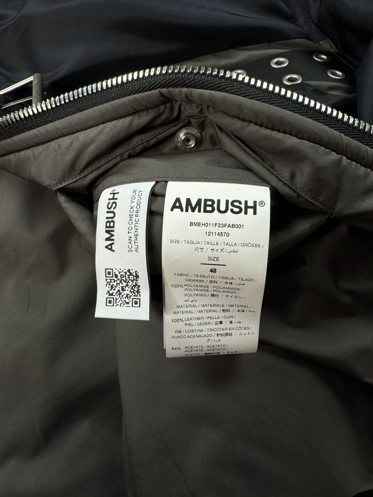 Ambush Design SEND OFFER❗️AMBUSH BELTED OVERSIZE BOMBER JACKER Size US M / EU 48-50 / 2 - 11 Thumbnail
