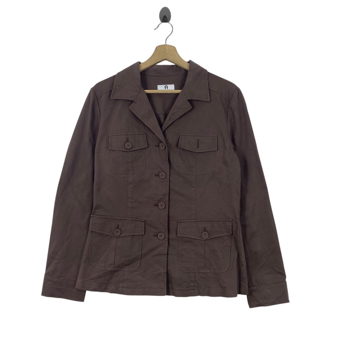 Aigner Vintage AIGNER Utility Safari Jacket Button Up Minimalist Size M / US 6-8 / IT 42-44 - 4 Thumbnail