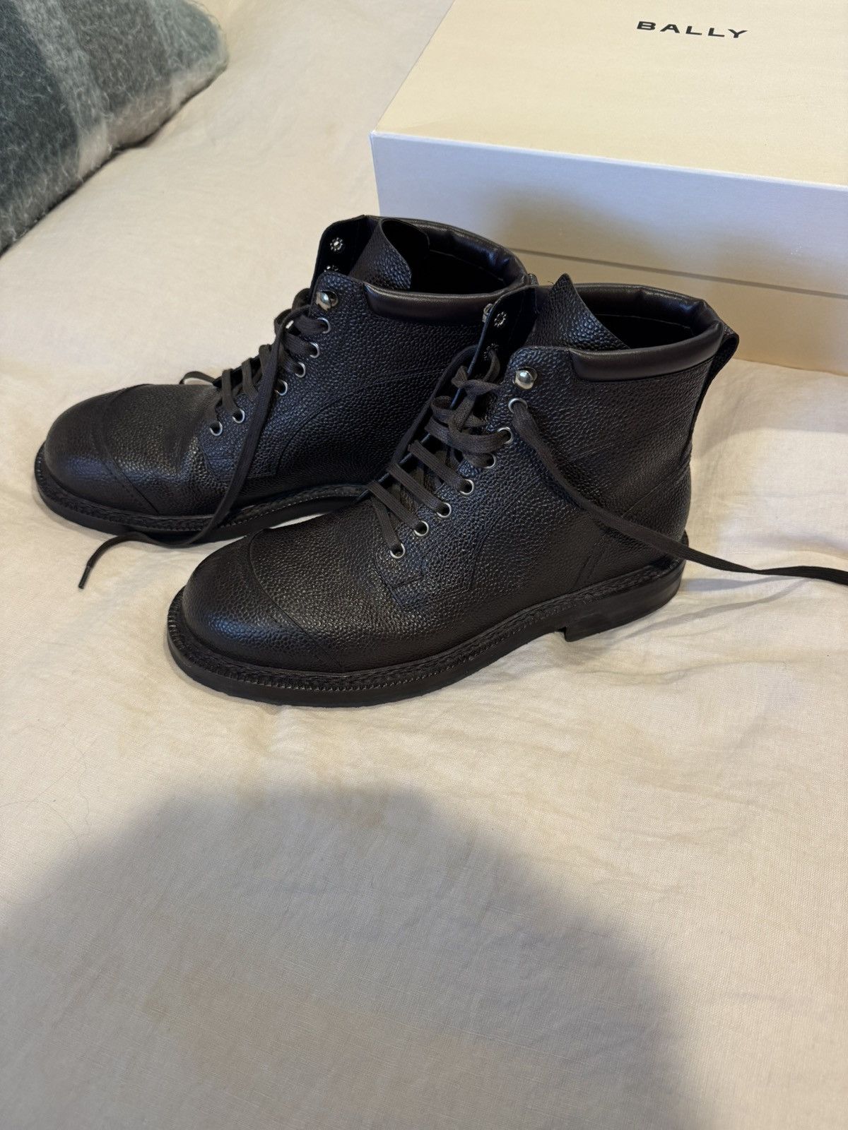 Bally Bally Nedward Brown Pebbled Leather Boots 10UK/11US Size US 11 / EU 44 - 2 Thumbnail