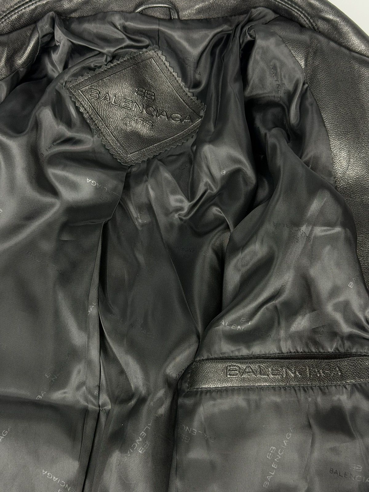 Balenciaga RARE Balenciaga 1997 Nicholas Ghesquière Leather Jacket Size US M / EU 48-50 / 2 - 7 Thumbnail