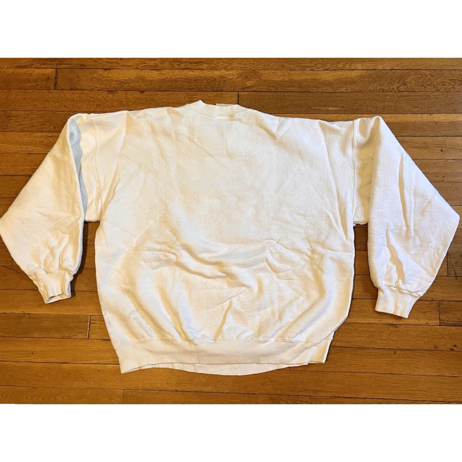 Hanes VINTAGE Hanes Sweatshirt Men 2XL White Tigers Las Vegas Cowboy City Graphic Print 90s Pullover Crew Neck Size US XXL / EU 58 / 5 - 6 Thumbnail