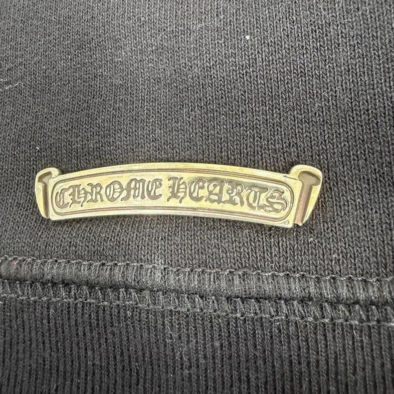 Chrome Hearts CHROME HEARTS Size M Black three cross half zipper sweater Size US M / EU 48-50 / 2 - 6 Thumbnail