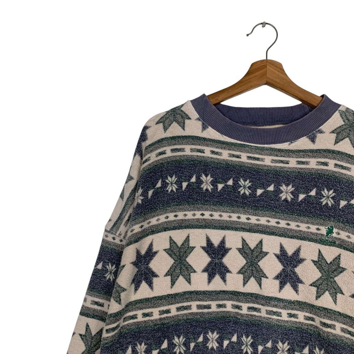 Vintage VINTAGE POLO COUNTRY Fair Isle Crewneck Sweatshirt 3583-C164 Size US L / EU 52-54 / 3 - 3 Thumbnail