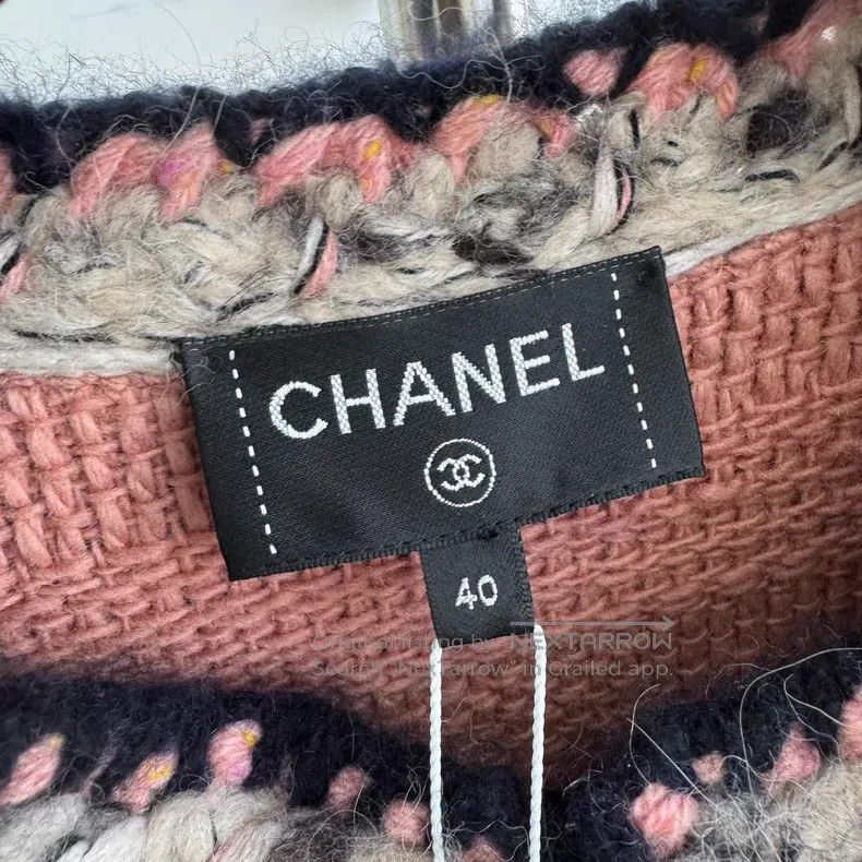 Chanel Chanel Autumn and winter milk tea pink blended cashmere kn Size S / US 4 / IT 40 - 3 Thumbnail