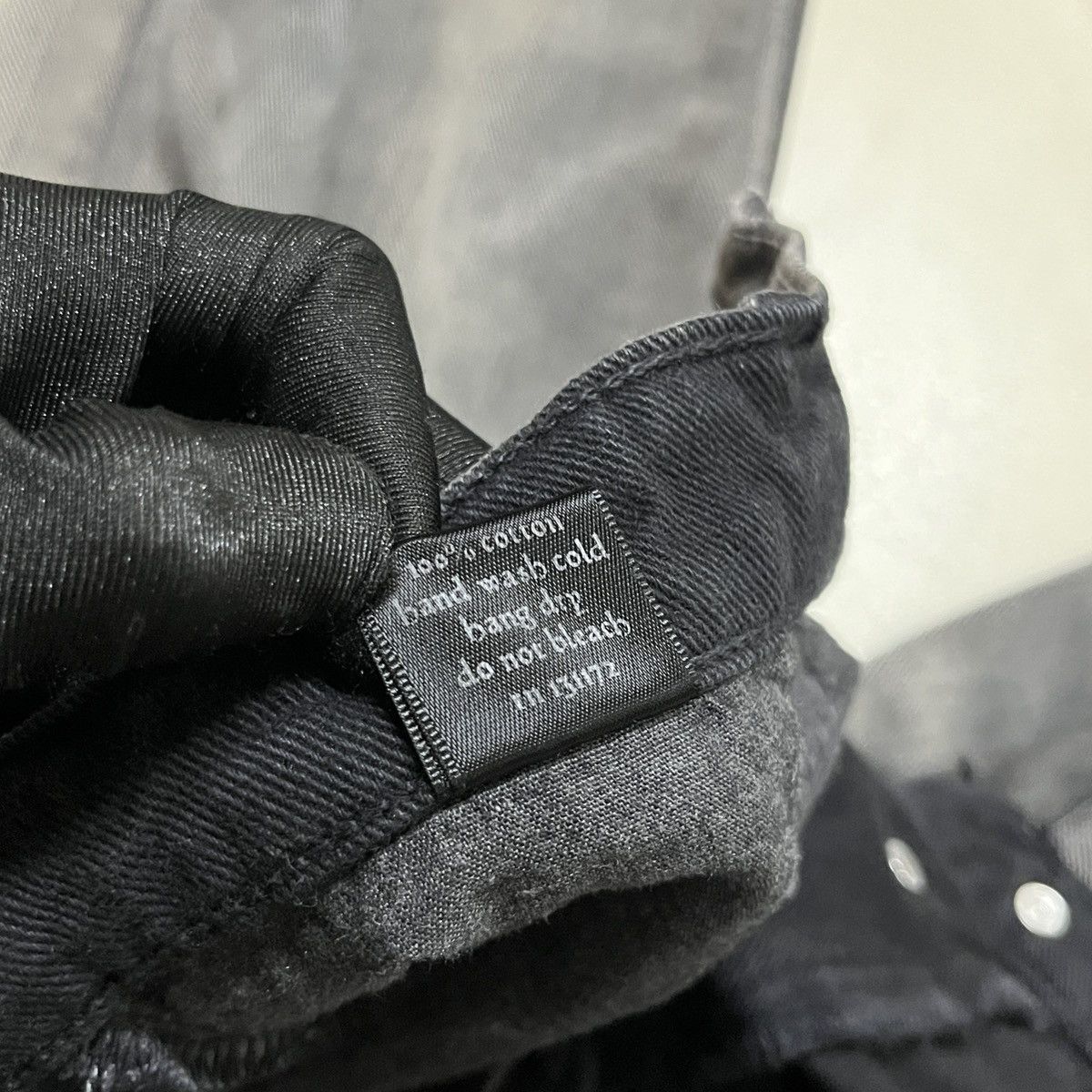 In The Attic × PPFM × THVM Punk Faded Black Thvm/Them Jeans Size US 28 / EU 44 - 9 Thumbnail