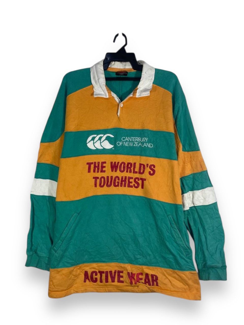 Canterbury of New Zealand Vintage Canterbury rugby jersey south africa Size US XXL / EU 58 / 5 - 1 Thumbnail