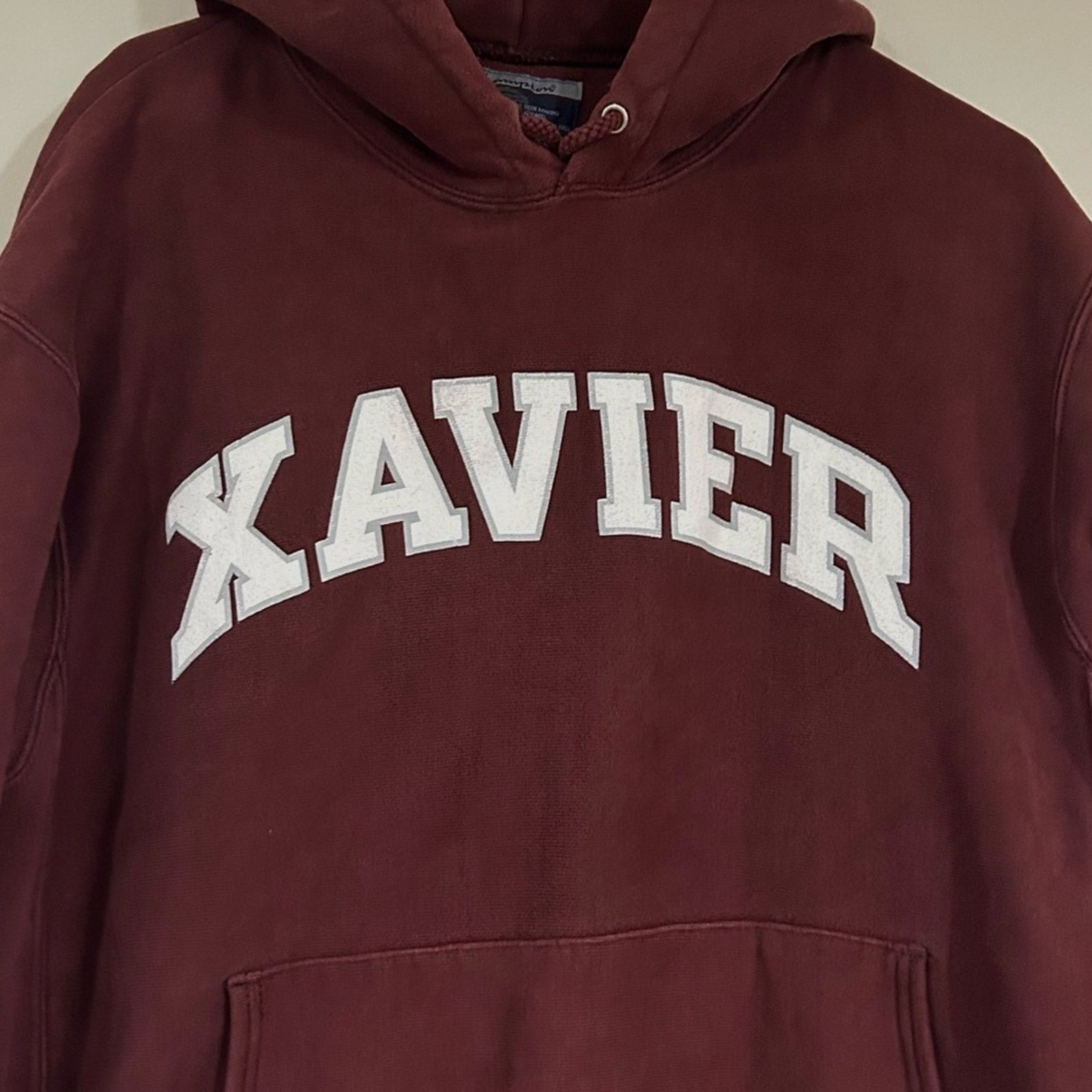 Champion Vintage Champion Xavier University Reverse Weave Sweatshirt Size US L / EU 52-54 / 3 - 2 Thumbnail