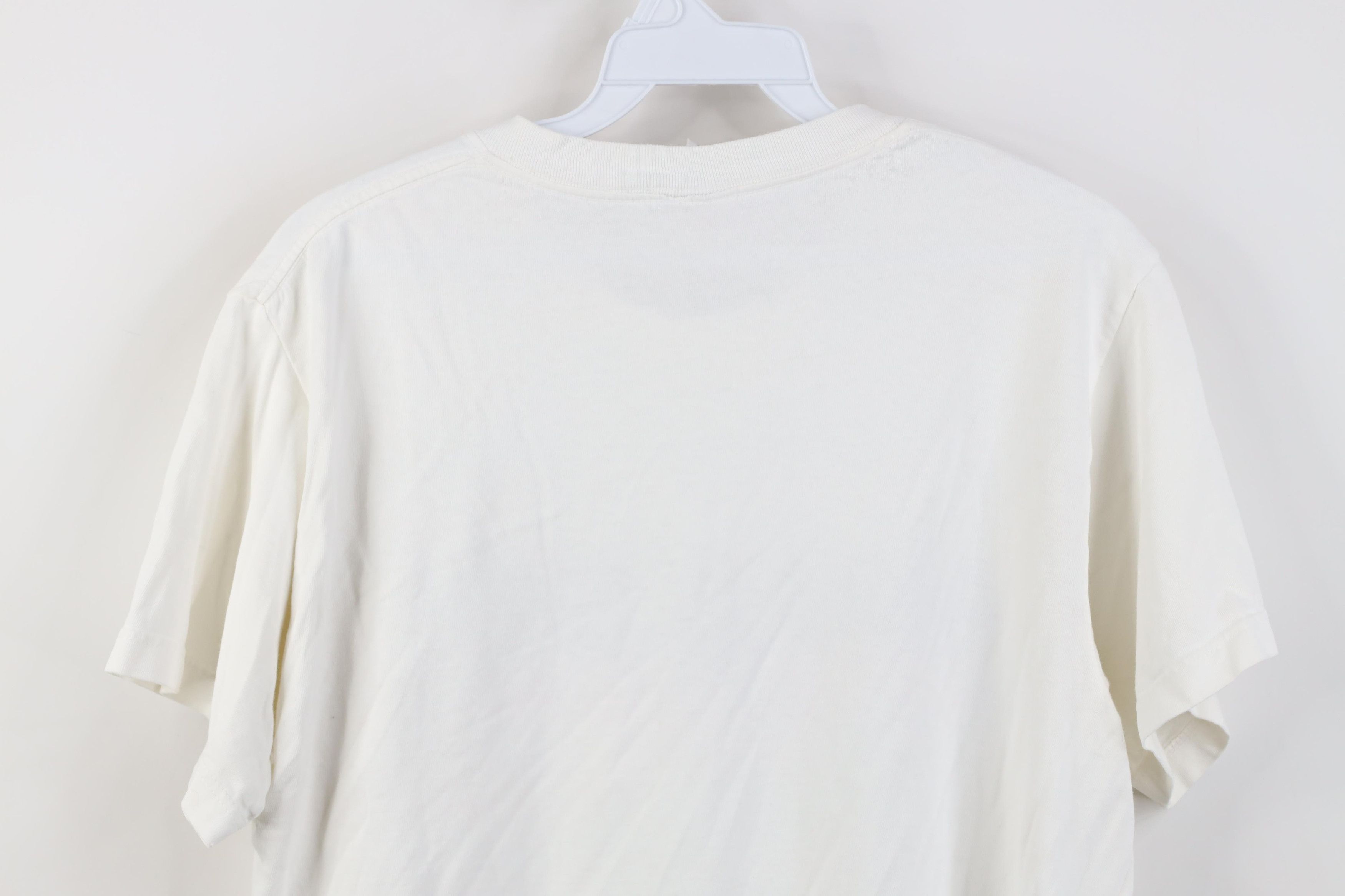 Guess Vintage 90s Guess Jeans Spell Out USA Flag T-Shirt White Size S / US 4 / IT 40 - 13 Thumbnail