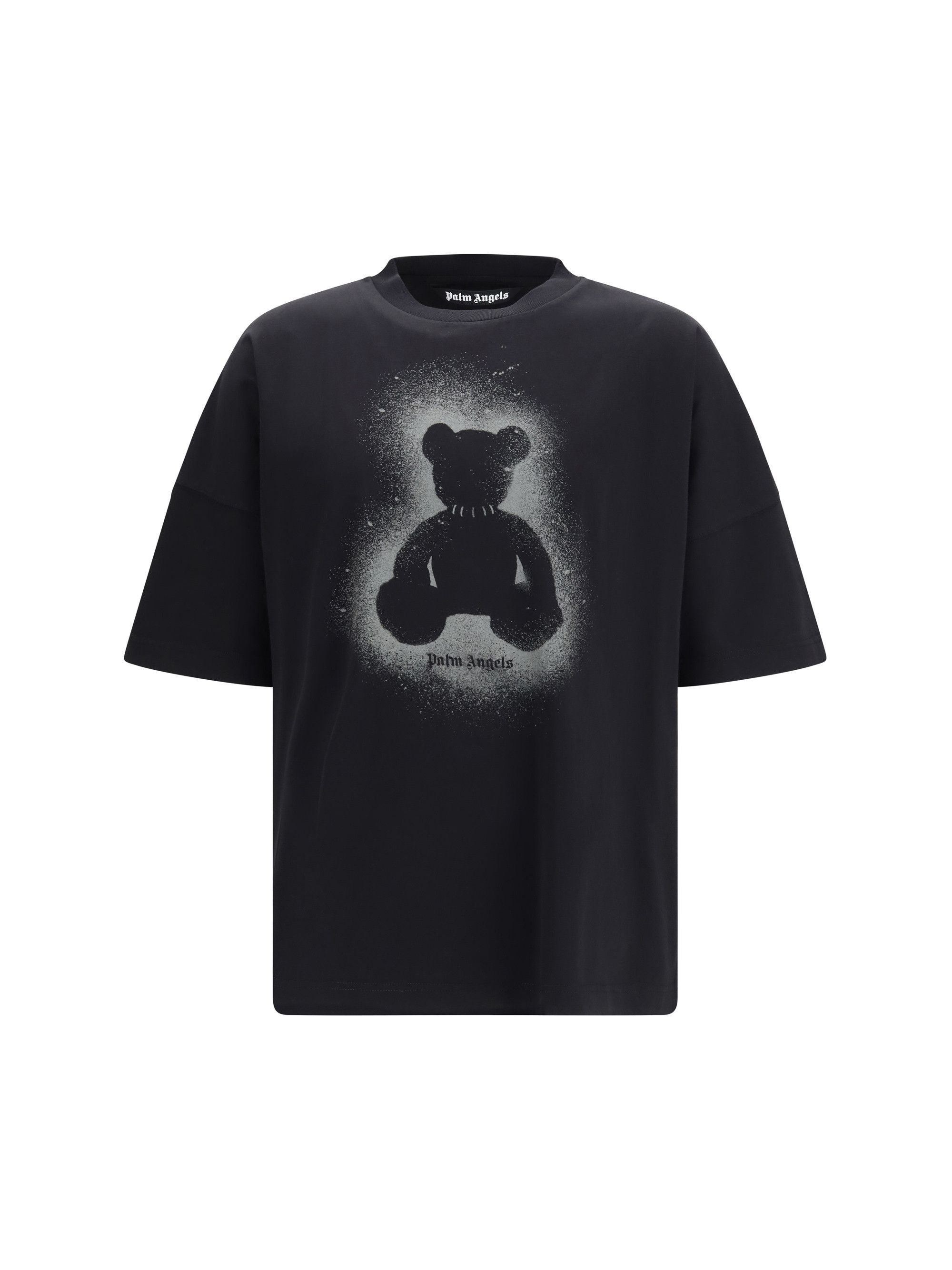 Palm Angels Curved logo cotton T-shirt Size US XL / EU 56 / 4 - 1 Thumbnail