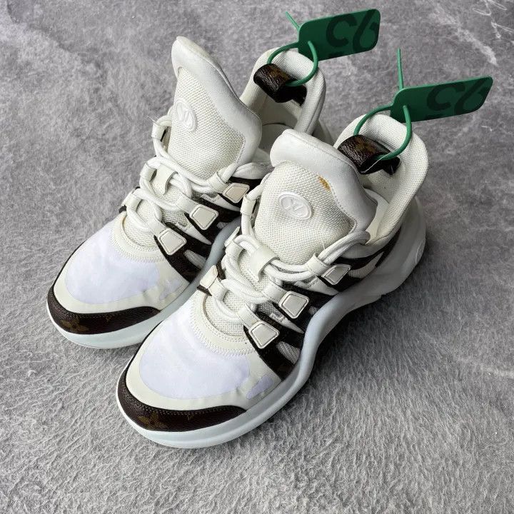 Louis Vuitton Louis Vuitton Archlight White Low-Top Sneakers 0079 Size US 6 / IT 36 - 1 Thumbnail