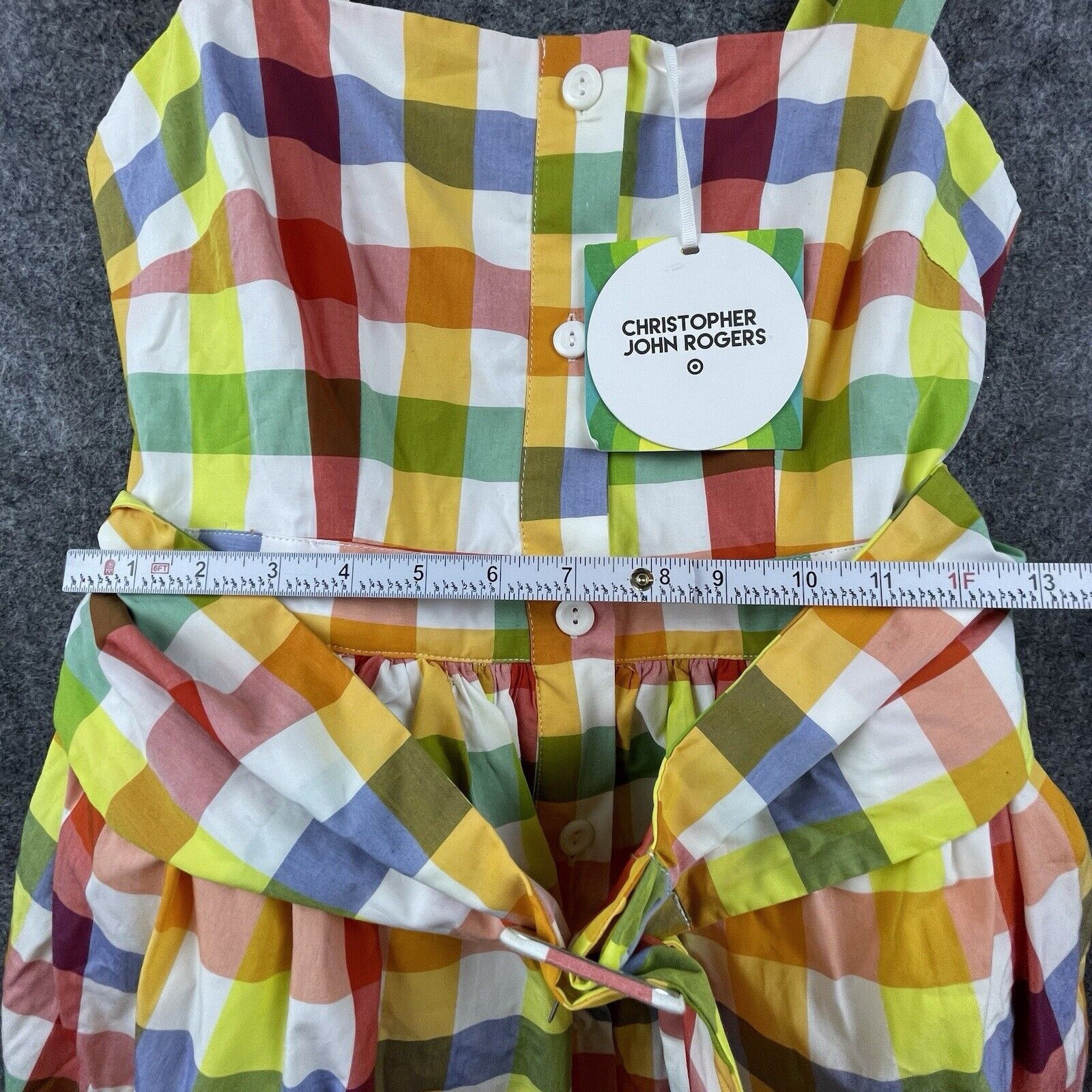 Christopher John Rogers Christopher John Rogers Dress 6 Playful Colorful Vibrant Fun Size M / US 6-8 / IT 42-44 - 6 Thumbnail
