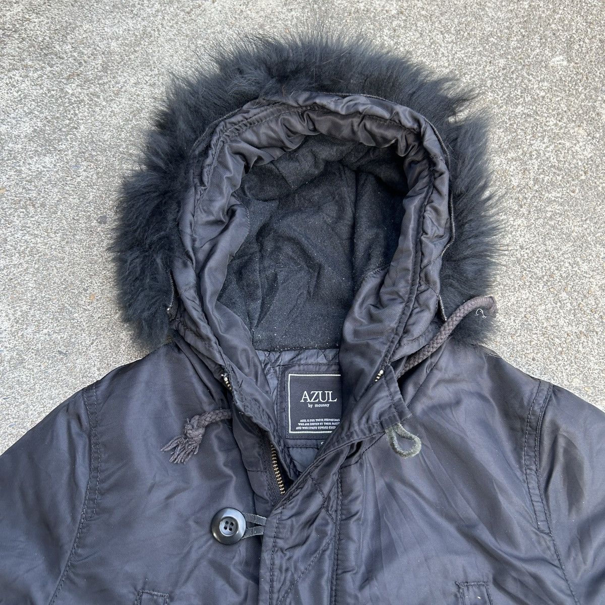 If Six Was Nine × Le Grande Bleu (L.G.B.) × MOUSSY AZUL by moussy Fur Jacket Style ifsixwasnine Size US XXS / EU 40 - 4 Thumbnail