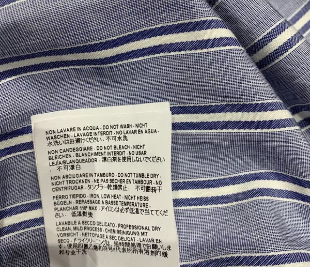 Balenciaga Balenciaga striped shirt Size US S / EU 44-46 / 1 - 7 Thumbnail