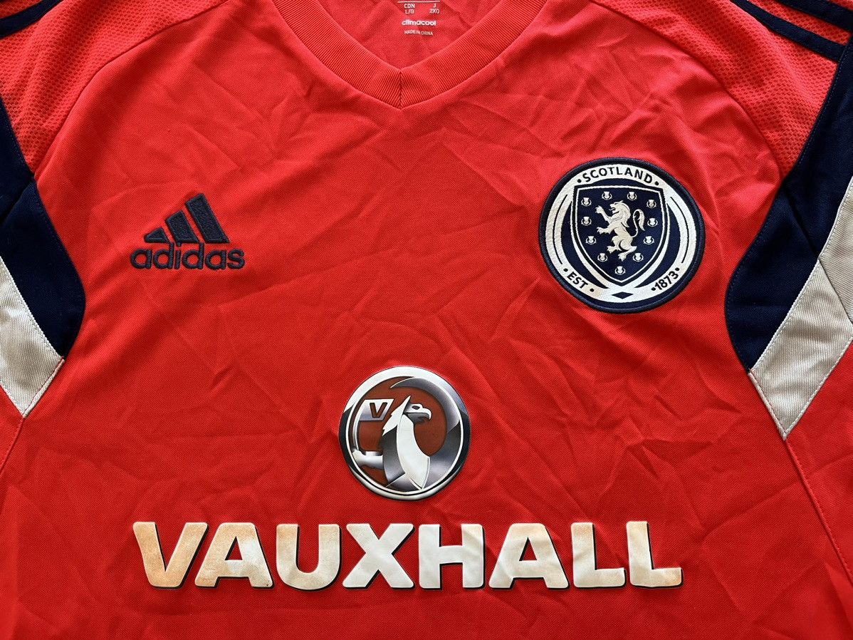 Adidas SCOTLAND FOOTBALL 2012/2013 TRAINING SOCCER JERSEY ADIDAS Size US L / EU 52-54 / 3 - 4 Thumbnail