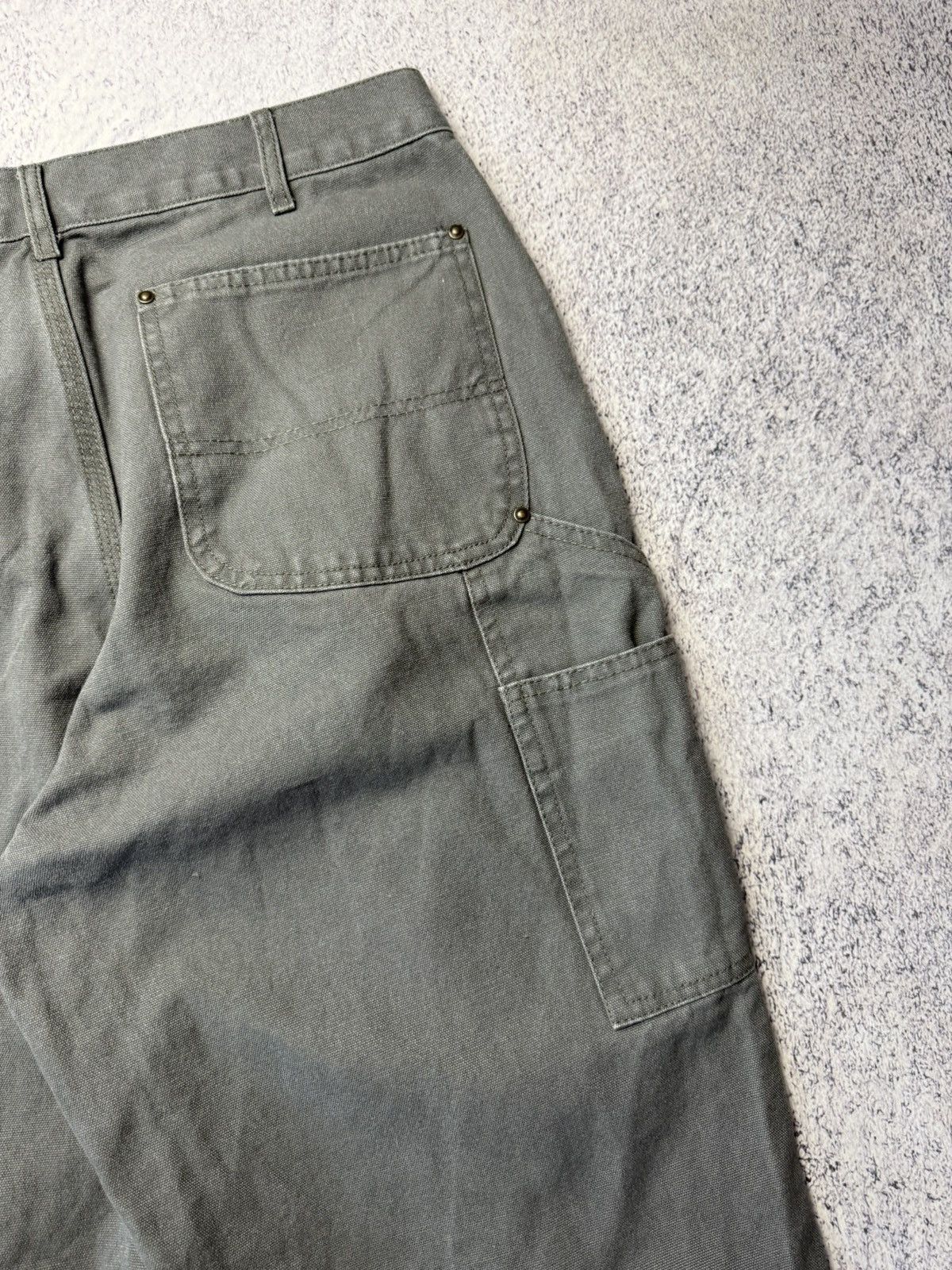 Carhartt Vintage Carhartt Double Knee Work Wear Pants Grey Sz 30 x 32 Size US 32 / EU 48 - 6 Thumbnail