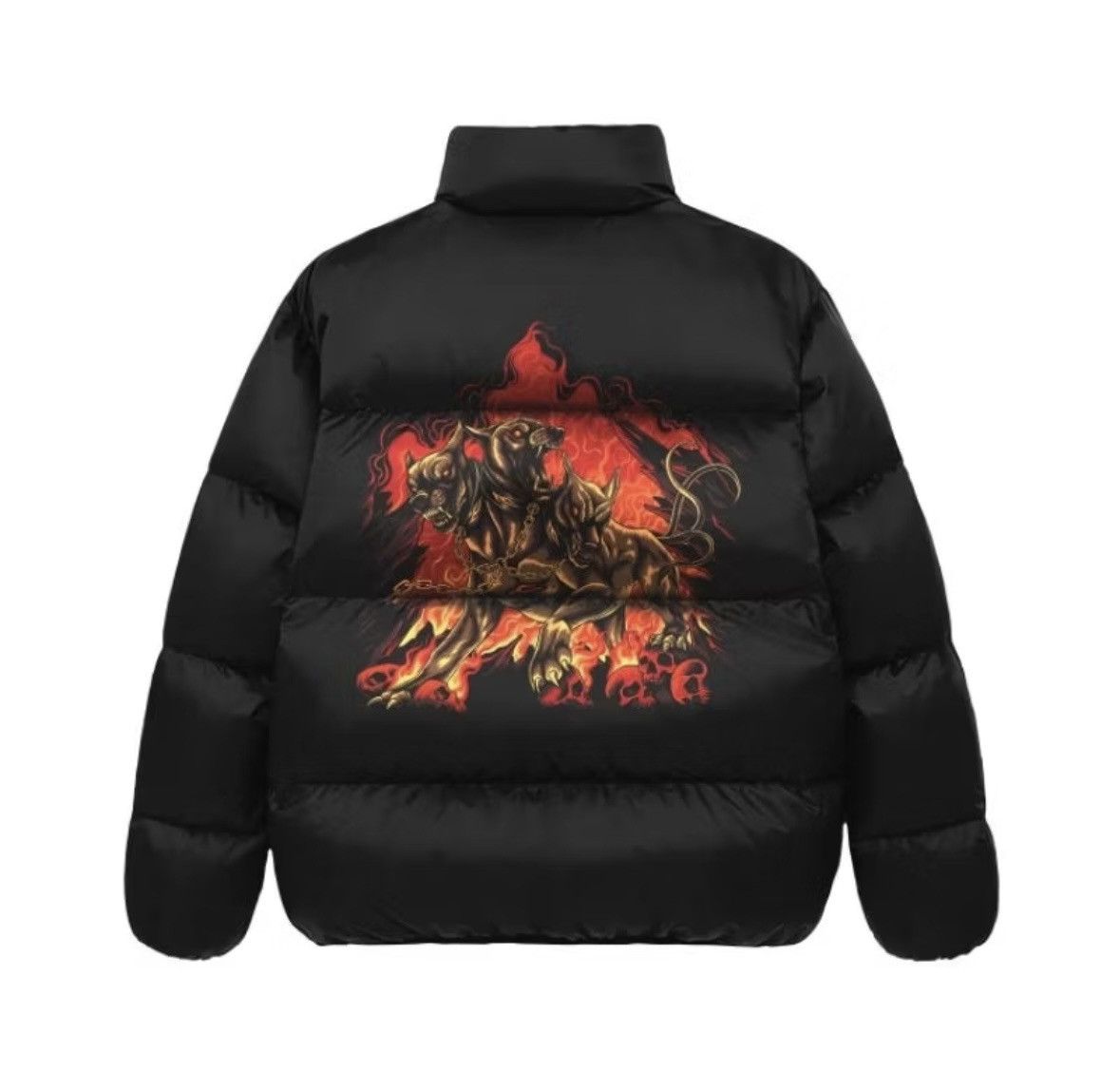 Other Puffer jacket cerberus black streetwear Size US L / EU 52-54 / 3 - 4 Thumbnail