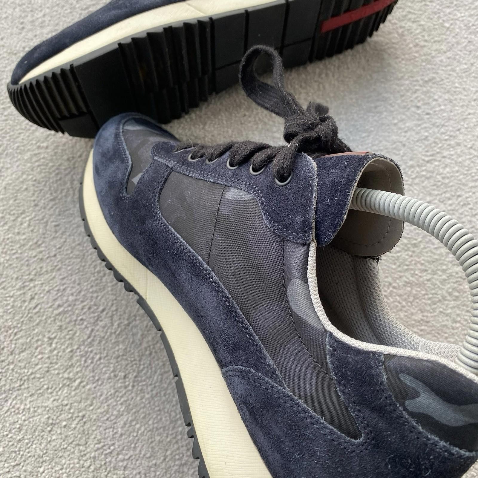 Prada Prada Women’s Navy Camo Trainers Size EU39 Size US 9 / IT 39 - 3 Thumbnail