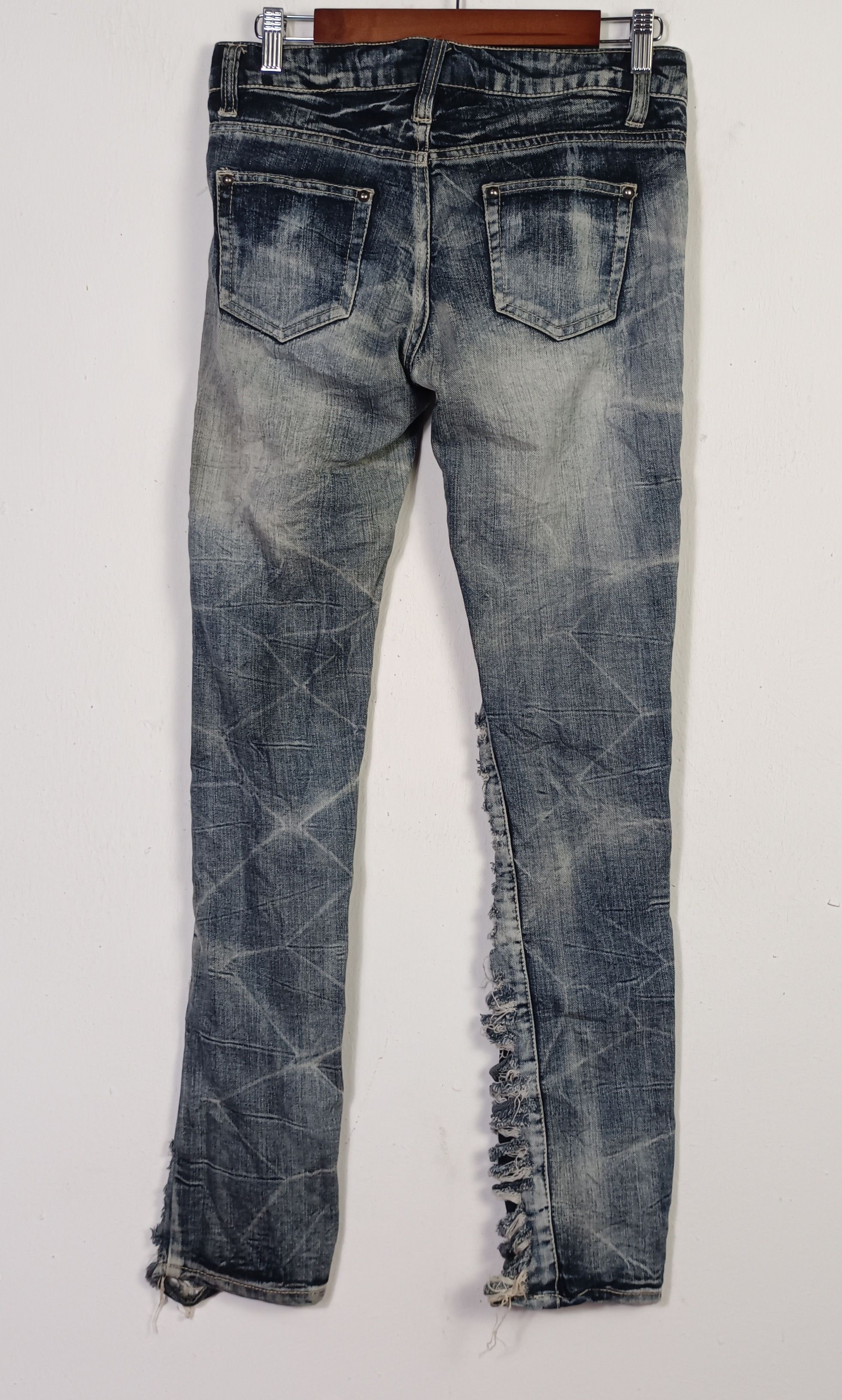 If Six Was Nine Grazie Distressed Denim Cutting Slim Fit Size US 30 / EU 46 - 2 Thumbnail
