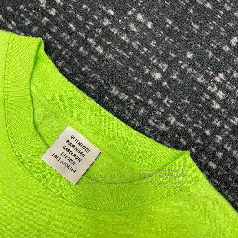 Other Vetements Classic avocado green label short-sleeve Size US M / EU 48-50 / 2 - 2 Thumbnail