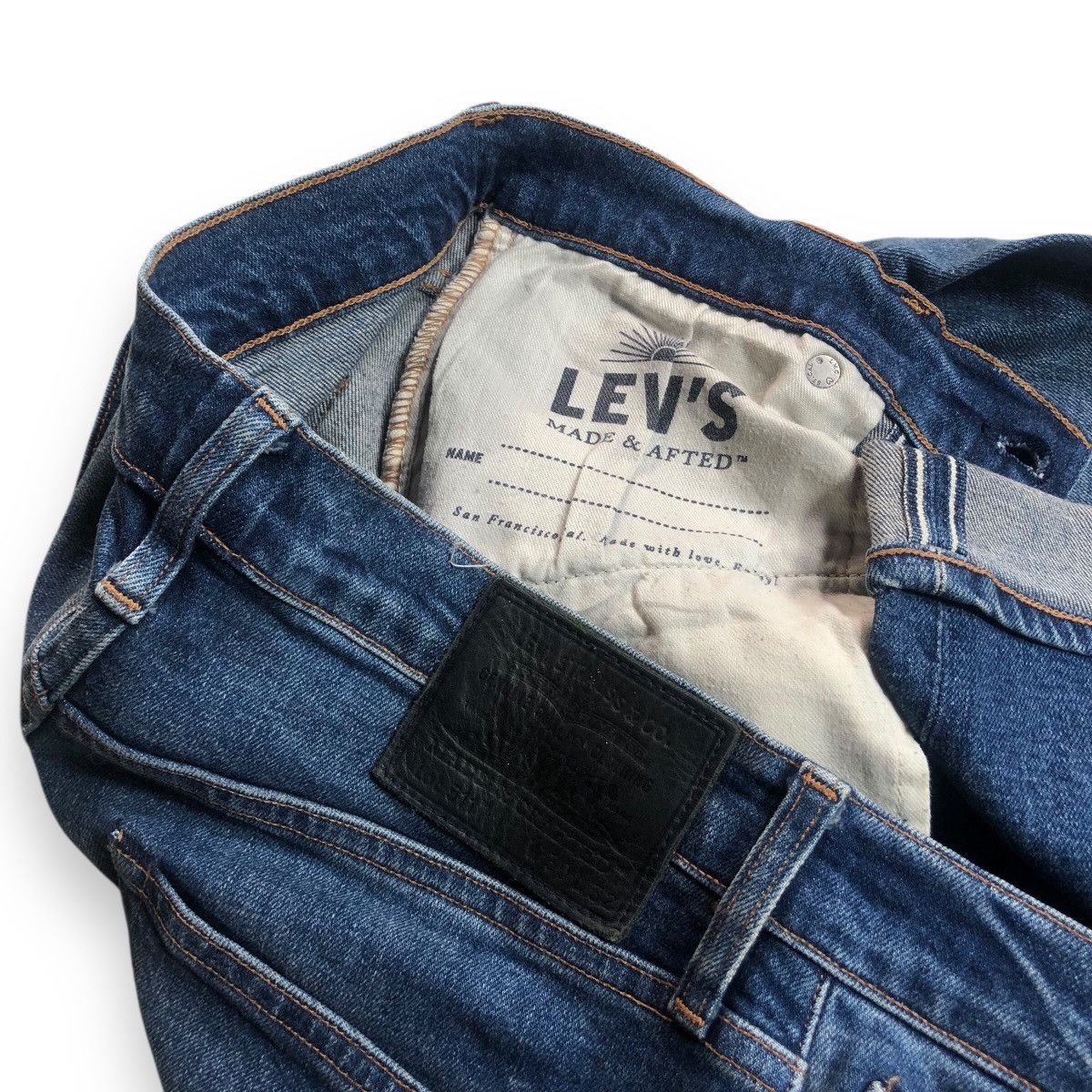 Levi's Made & Crafted LEVIS MADE & CRAFT SELVEDGE X LEVIS BLUE TAB JEANS Size US 30 / EU 46 - 7 Thumbnail
