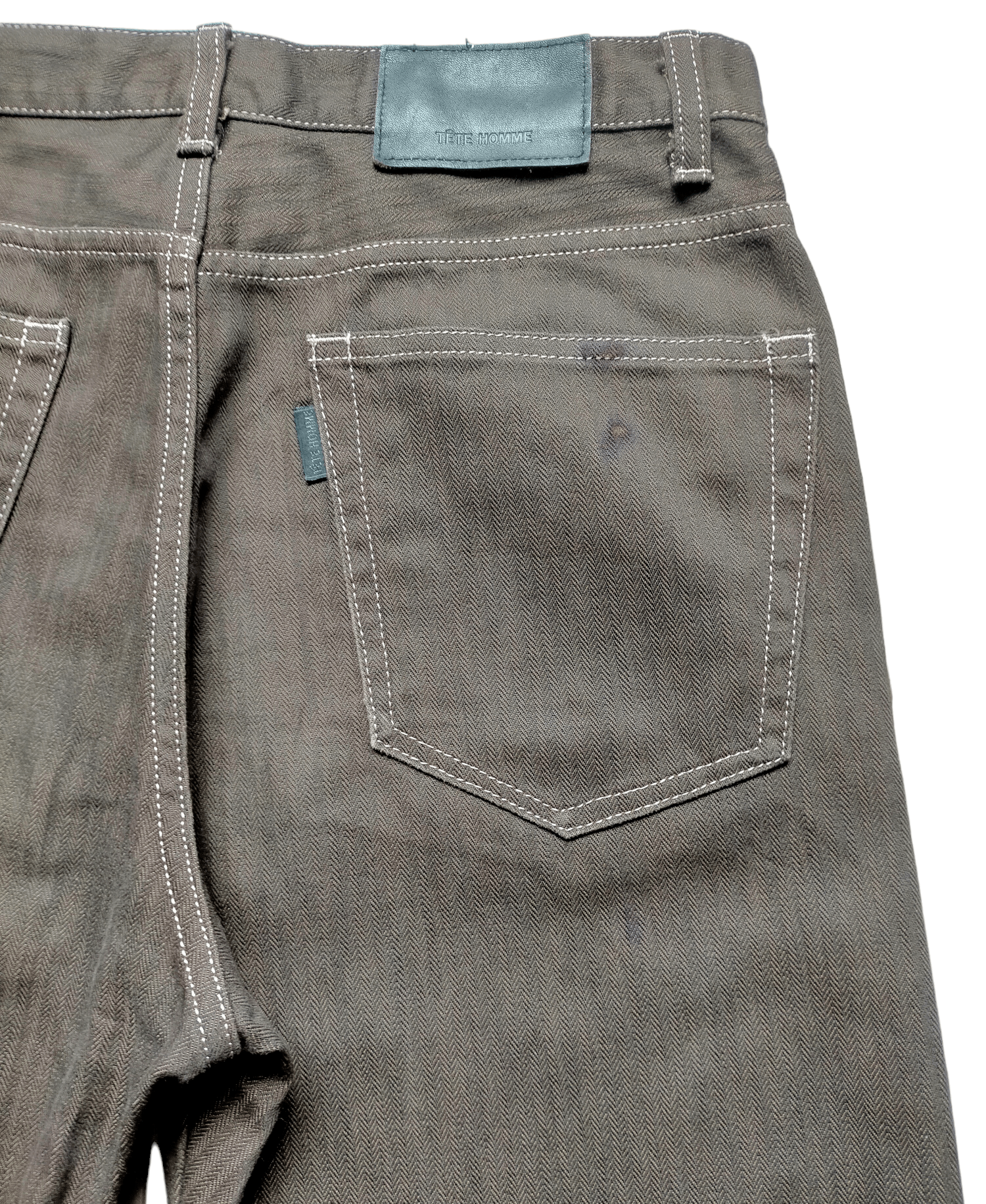 Issey Miyake × Japanese Brand Tete Homme Issey Miyake Stripe Jeans Size US 28 / EU 44 - 9 Thumbnail