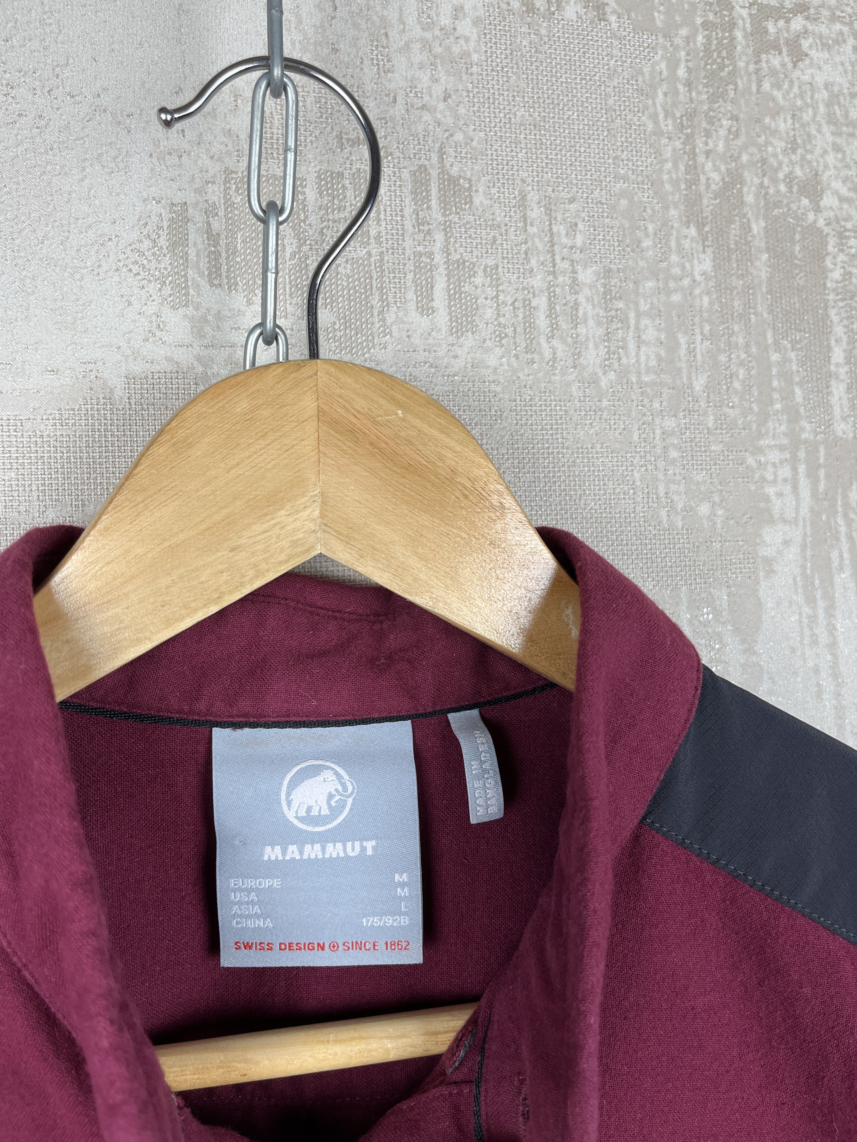 Mammut Mammut Pocket Long Sleeve Shirt Purple Button Down Collar Size US M / EU 48-50 / 2 - 6 Thumbnail