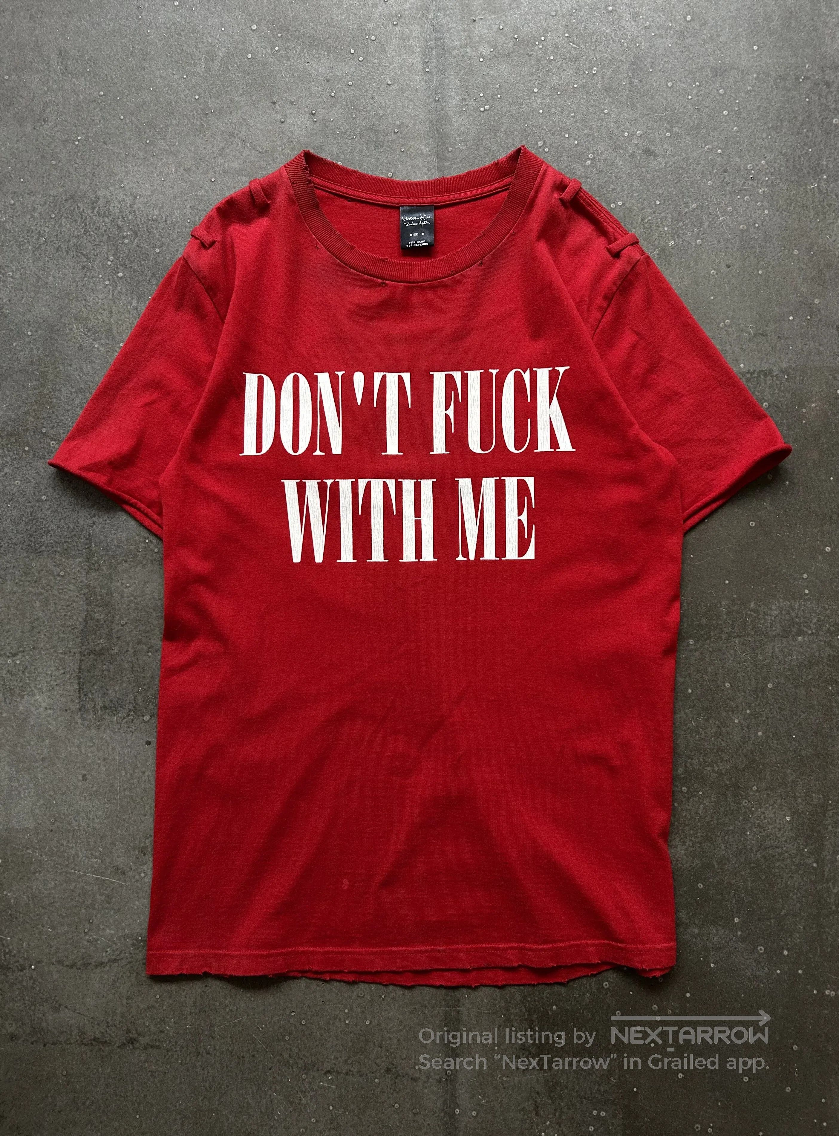 DEN IM by SIKI IM Number (N)ine 06ss Slogan Tee. Size US L / EU 52-54 / 3 - 1 Thumbnail