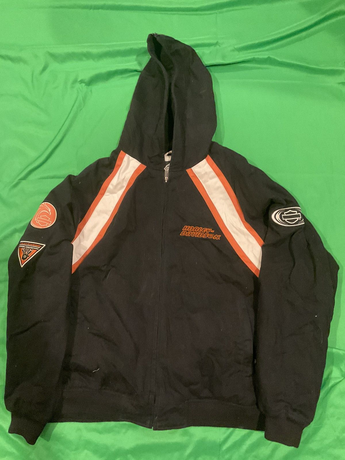 Harley Davidson × Vintage Vintage Harley Davidson Biker Jacket Size US L / EU 52-54 / 3 - 1 Thumbnail
