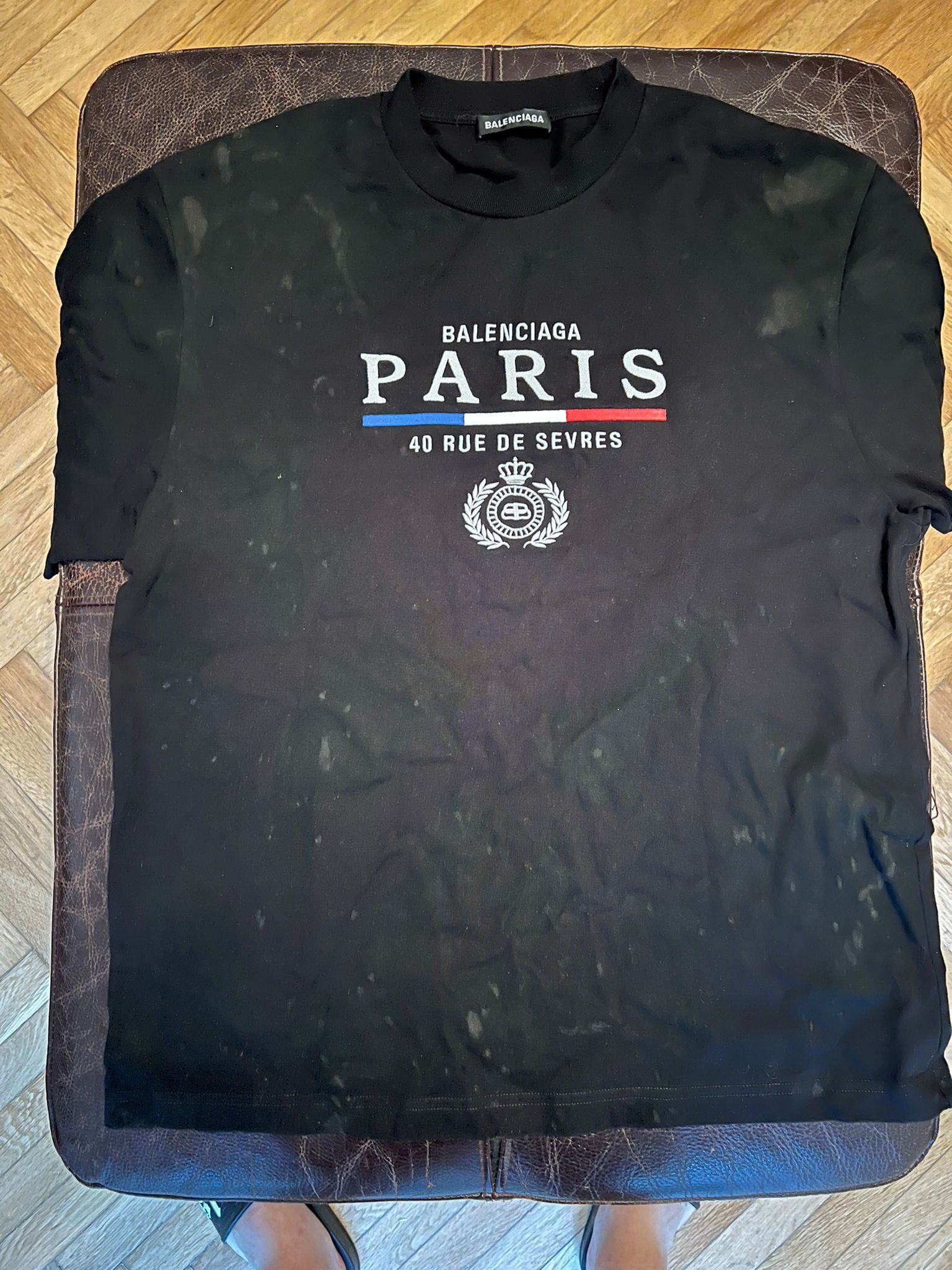 Balenciaga Balenciaga T Shirt Paris Mud Effect | Grailed