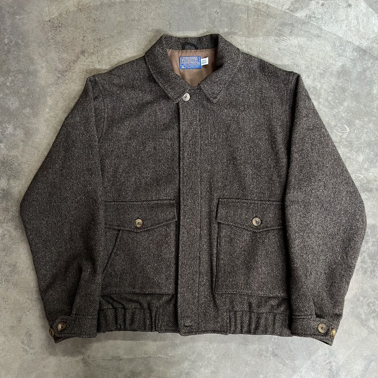 Pendleton × Vintage Vintage 90’s Pendleton Virgin Wool 🇺🇸 A-2 Jacket Size US L / EU 52-54 / 3 - 2 Thumbnail