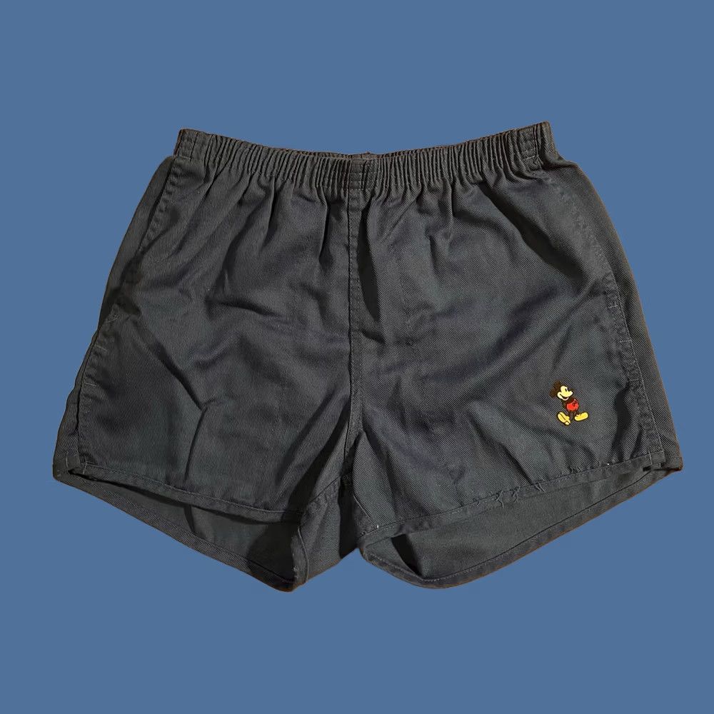 Disney VINTAGE Disney Mickey Mouse Twill Shorts Men S Blue USA Shorts Mens S Blue Disney Mickey Mouse Twill Shorts Vintage USA Size US 29 - 1 Thumbnail