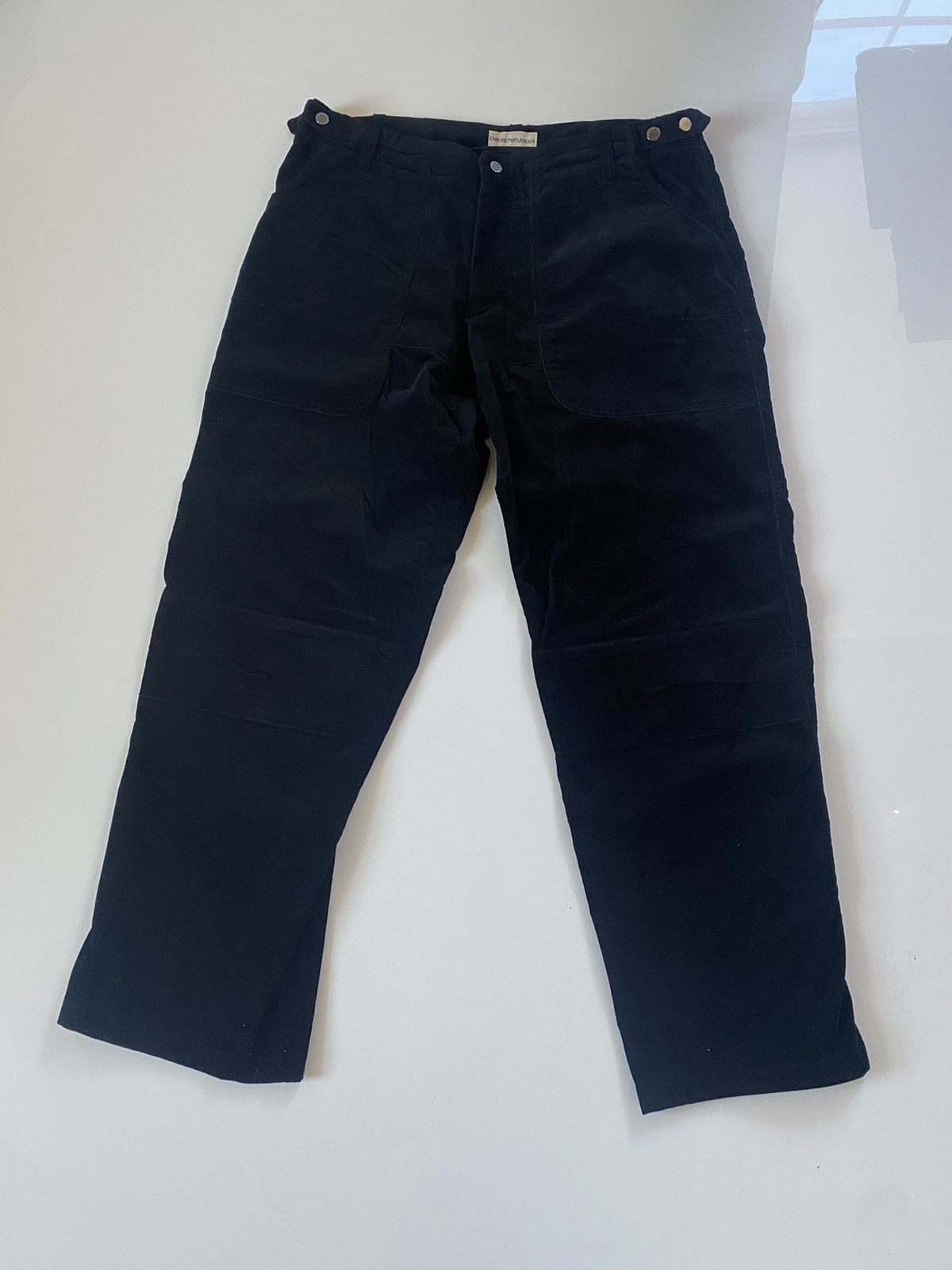 Armani Vintage Corduroy Double Knee Work Pants Size US 34 / EU 50 - 1 Thumbnail
