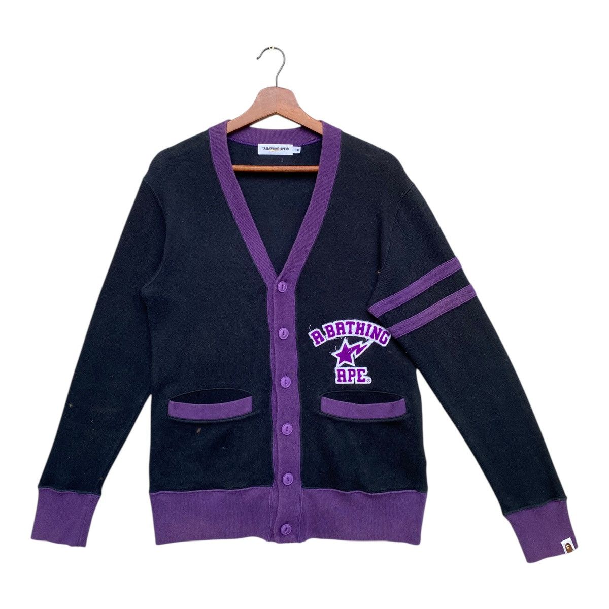 Bape A Bathing Ape Women Cardigan Button Up Double Pocket Size M Size M / US 6-8 / IT 42-44 - 1 Thumbnail