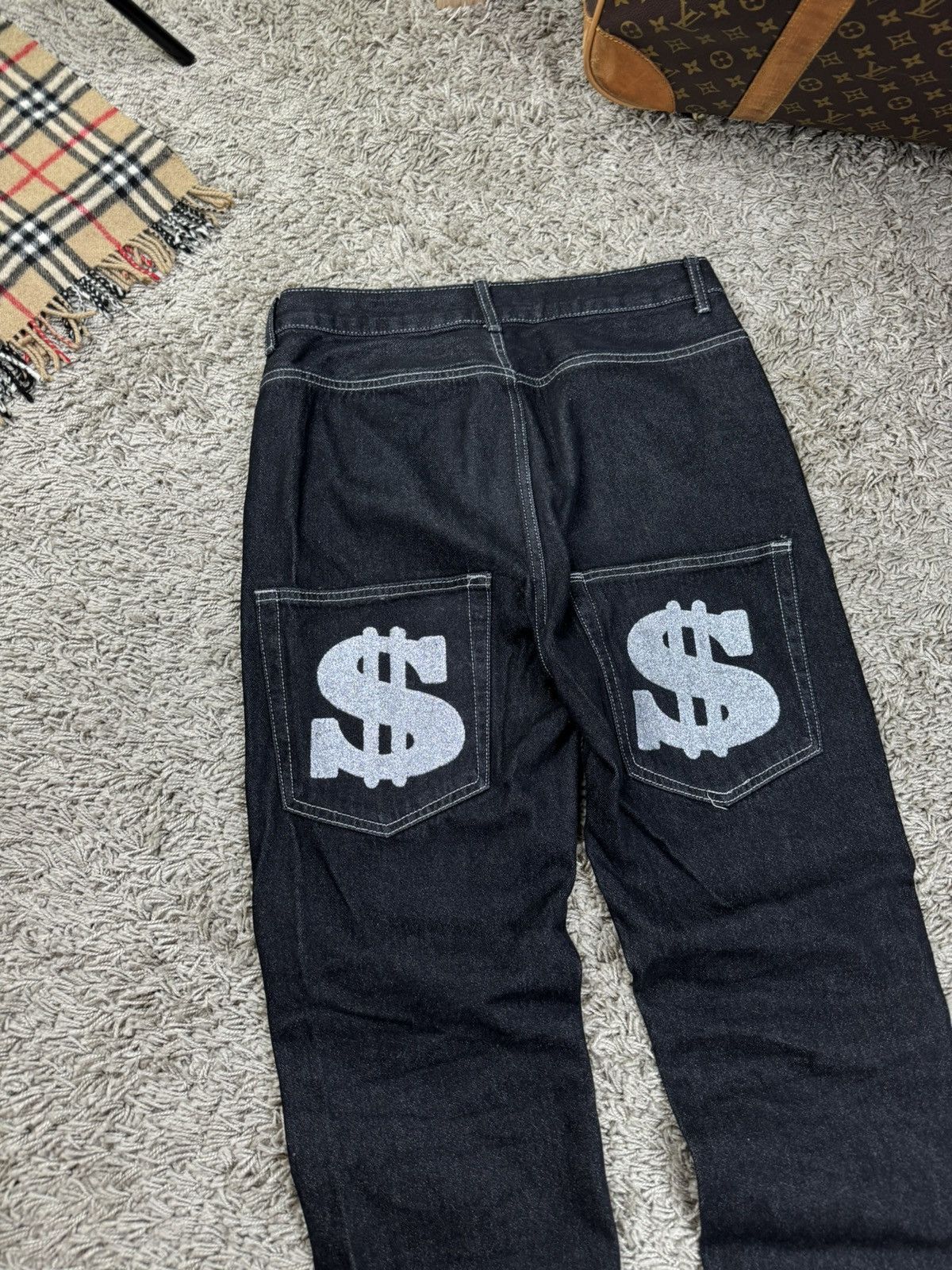 Corteiz Jeans Retro Rarri y2k drill style original skate item Size US 33 - 2 Thumbnail