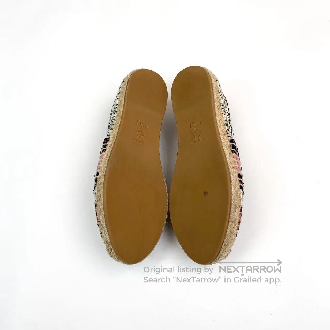 Dior Dior Floral embroidery slogan logo fisherman shoes| Size US 5.5 / IT 35.5 - 6 Thumbnail