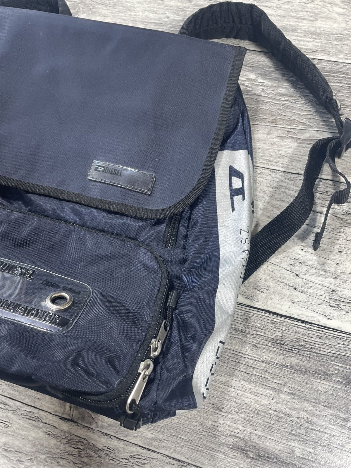Diesel Vintage Rare Diesel Backpack Sub Zero Station Nylon Ice Cold Size ONE SIZE - 3 Thumbnail