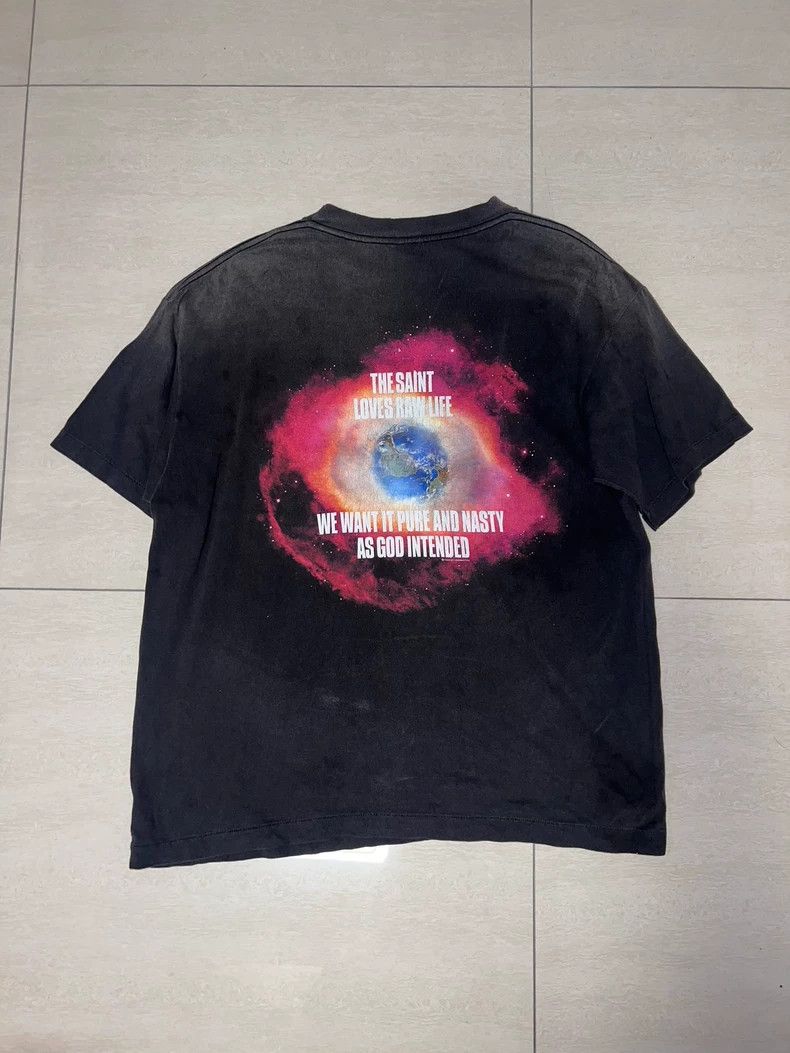 Saint Michael Saint Michael Alphabet Universe Printed Black Short Sleeve Size US M / EU 48-50 / 2 - 2 Thumbnail